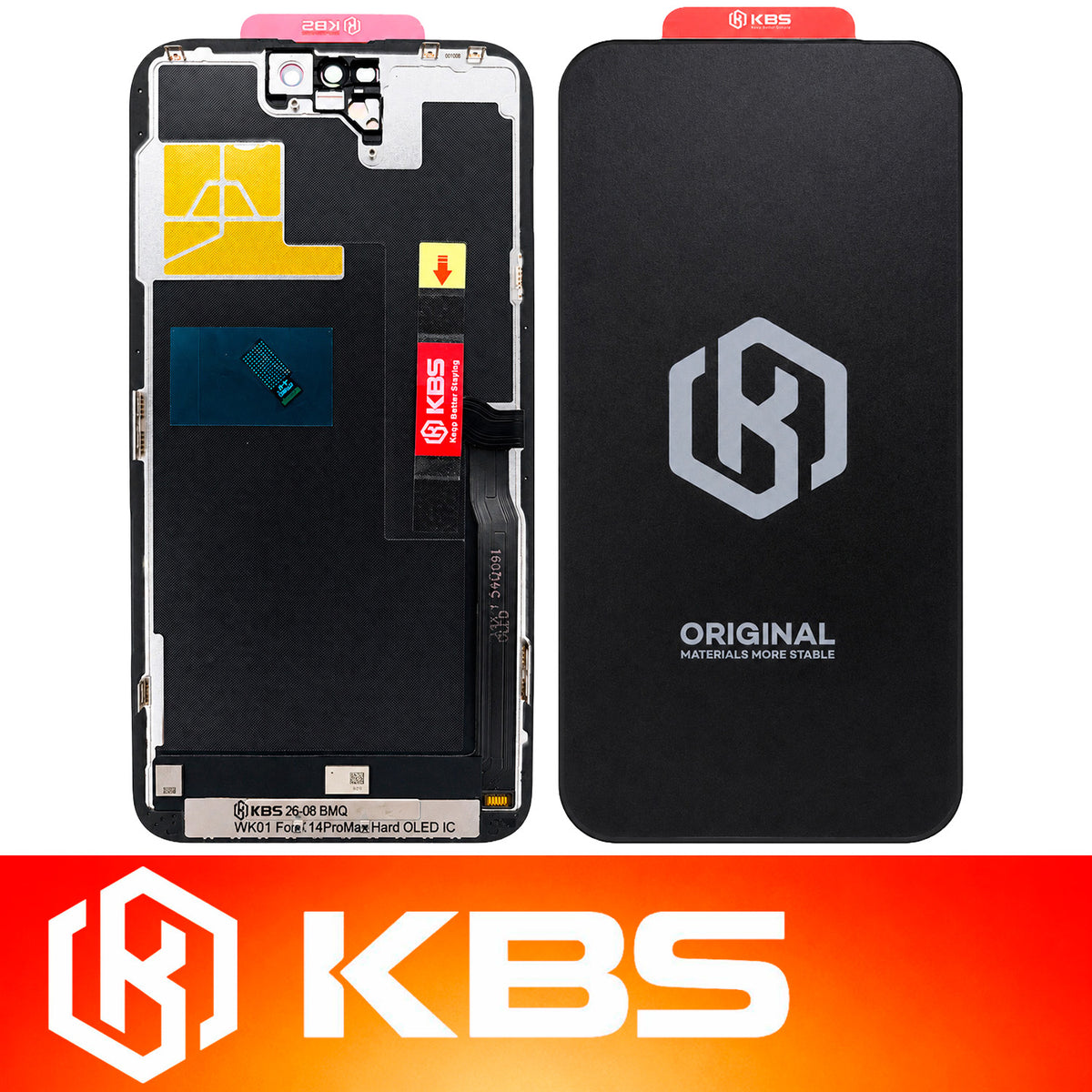 Pantalla Para iPhone 14 Pro Max KBS Hard Oled IC 120 Hz