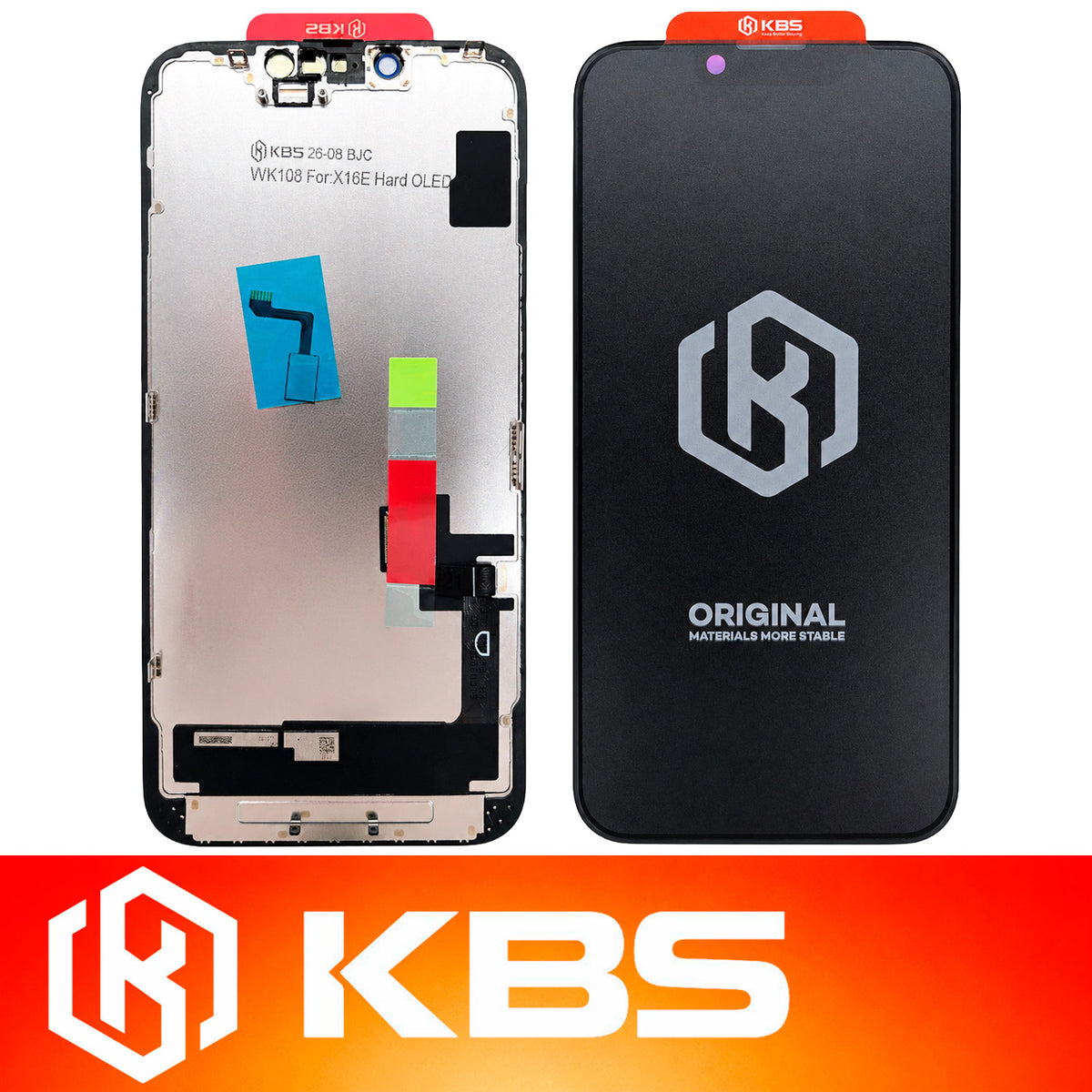Pantalla Para iPhone 16e Kbs Hard Oled Flicker-Free IC 120Hz