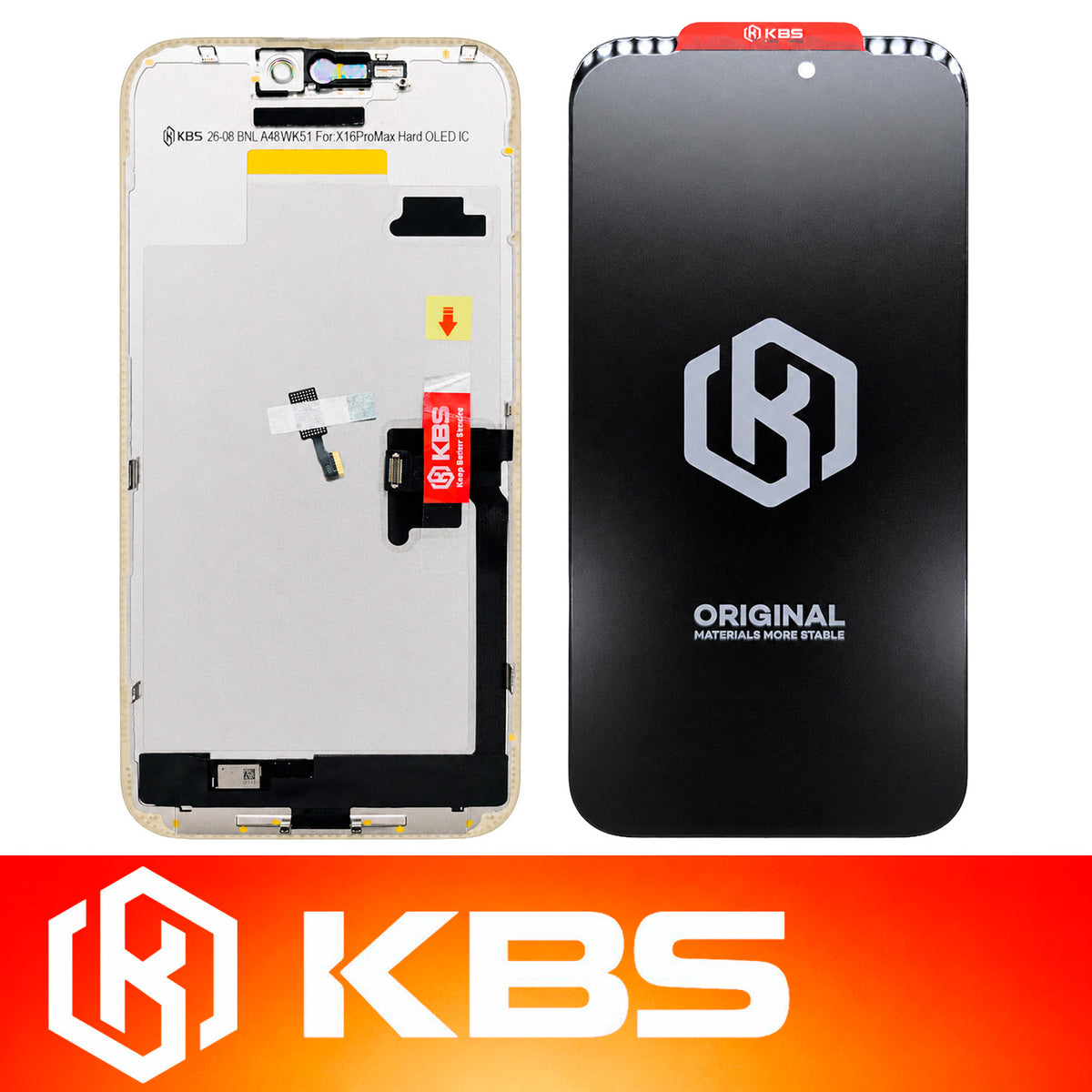 Pantalla Para iPhone 16 Pro Max Kbs Hard Oled IC 120 Hz