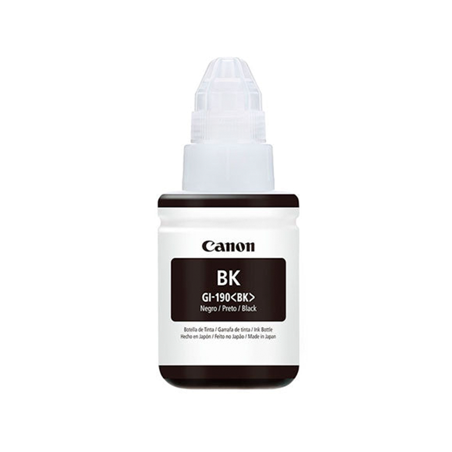 Botella de tinta GI-190 Canon PIXMA Negro 135 ML
