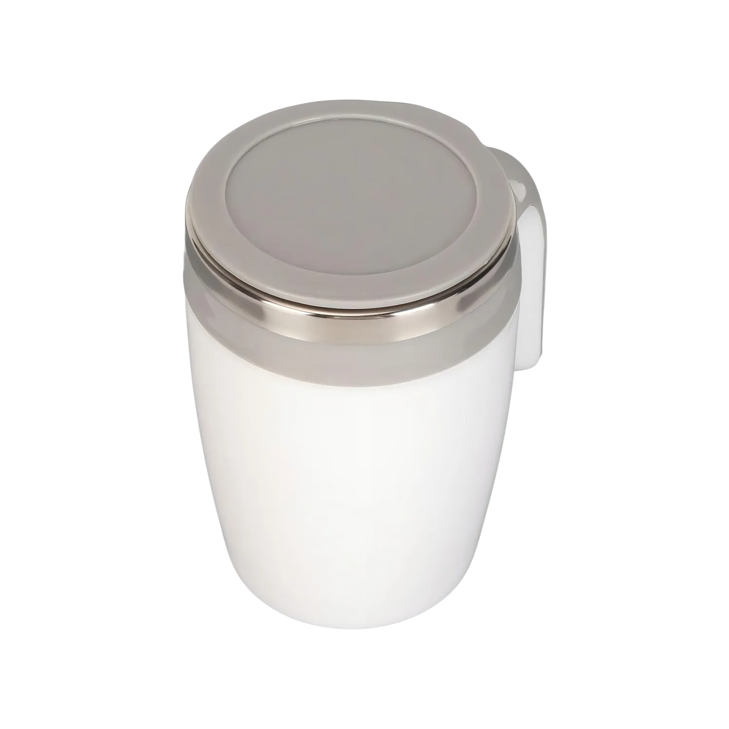 Taza Magnetica Auto Mezcladora Termica 380ml Color Blanco