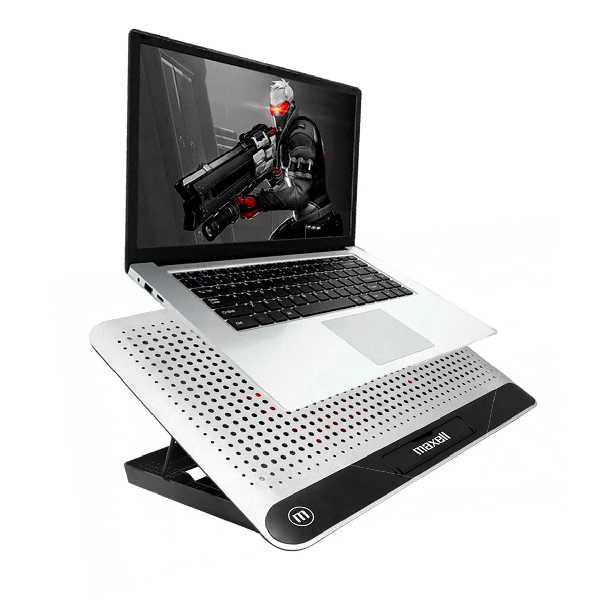 Base Ventilador Para Notebook 16" LC-5 Maxell Cooler Multiple Posicion USB