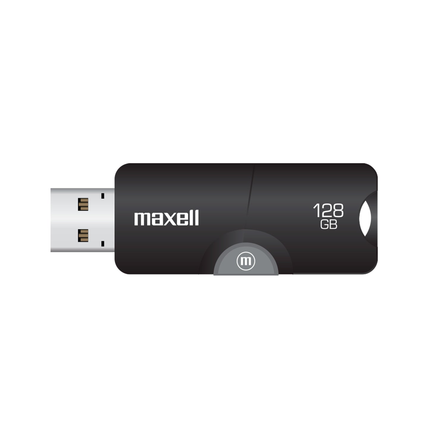 Pendrive USB 3.0 128GB Maxell Flix Diseño Retractil Compatible MAC y Windows Rapida Transferencia