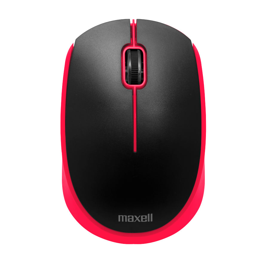 Mouse Inalambrico Maxell MOWL-100 Banda 24GHz Ergonomico Sensor 1200dpi Compatible Windows-Mac