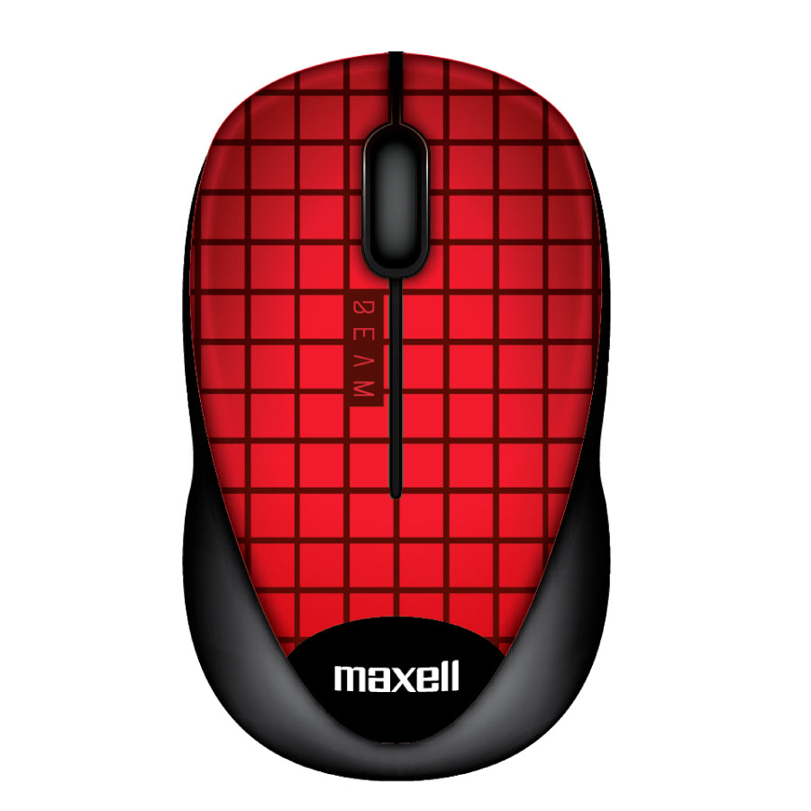 Mouse Inalambrico Maxell MOWL-250 Banda 24GHz Ergonomico Sensor 1600dpi Compatible Windows-Mac