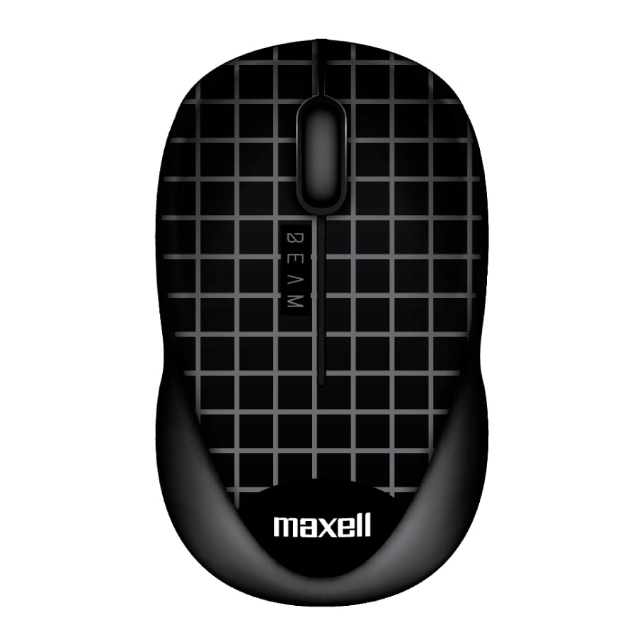 Mouse Inalambrico Maxell MOWL-250 Banda 24GHz Ergonomico Sensor 1600dpi Compatible Windows-Mac