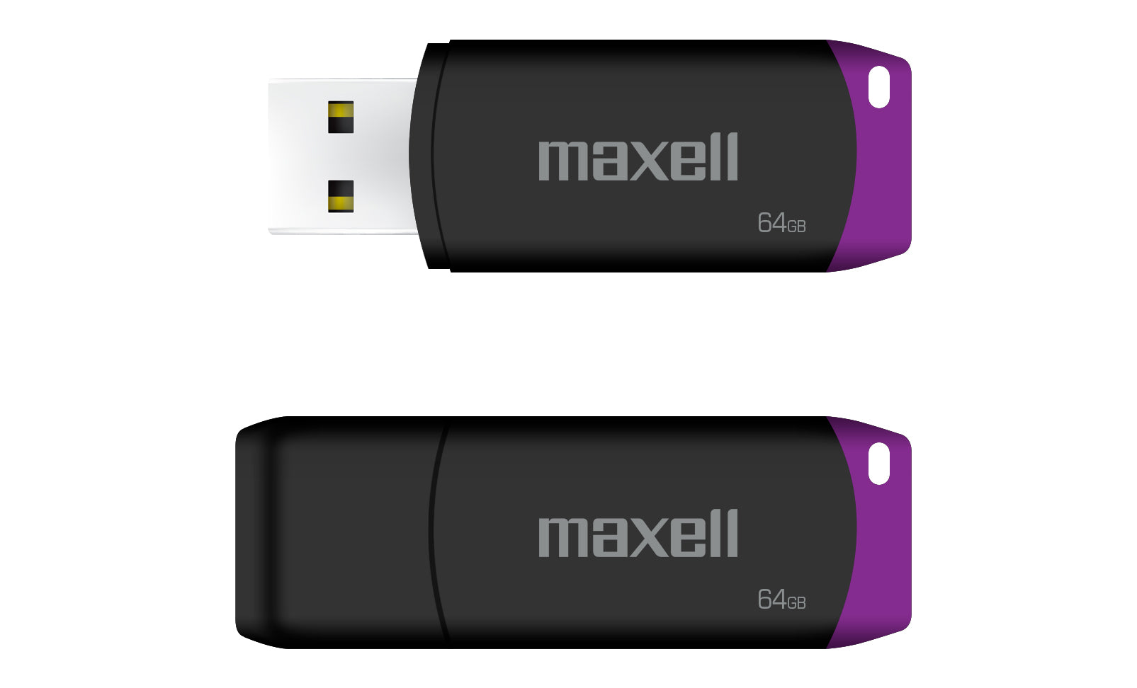 Pendrive USB 64GB Maxell USBPD-64 Con Tapadera de Protección Compatible MAC y Windows Uso General