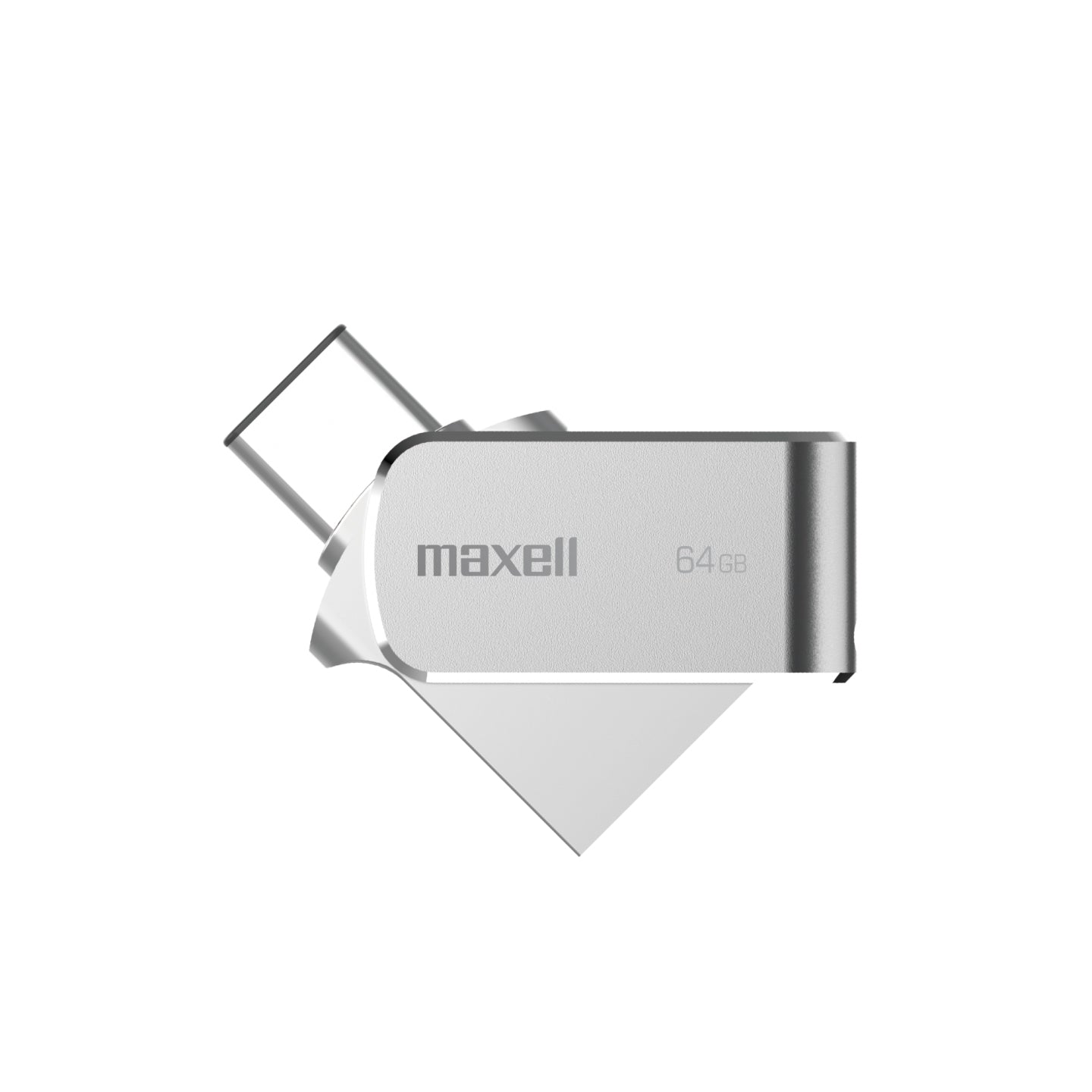 Pendrive USB-C OTG 3.0 64GB Maxell 2 en 1 Compatible MAC y Windows Multiuso Rapida Transferencia