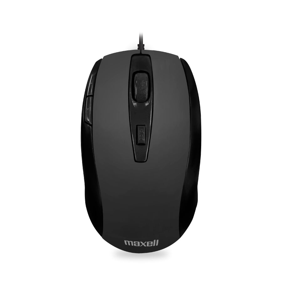 Mouse USB Optical Maxell MOWR-105 Ergonomico 5 btn Cable 150cm Sensor 1600dpi Compatible Windows-Mac