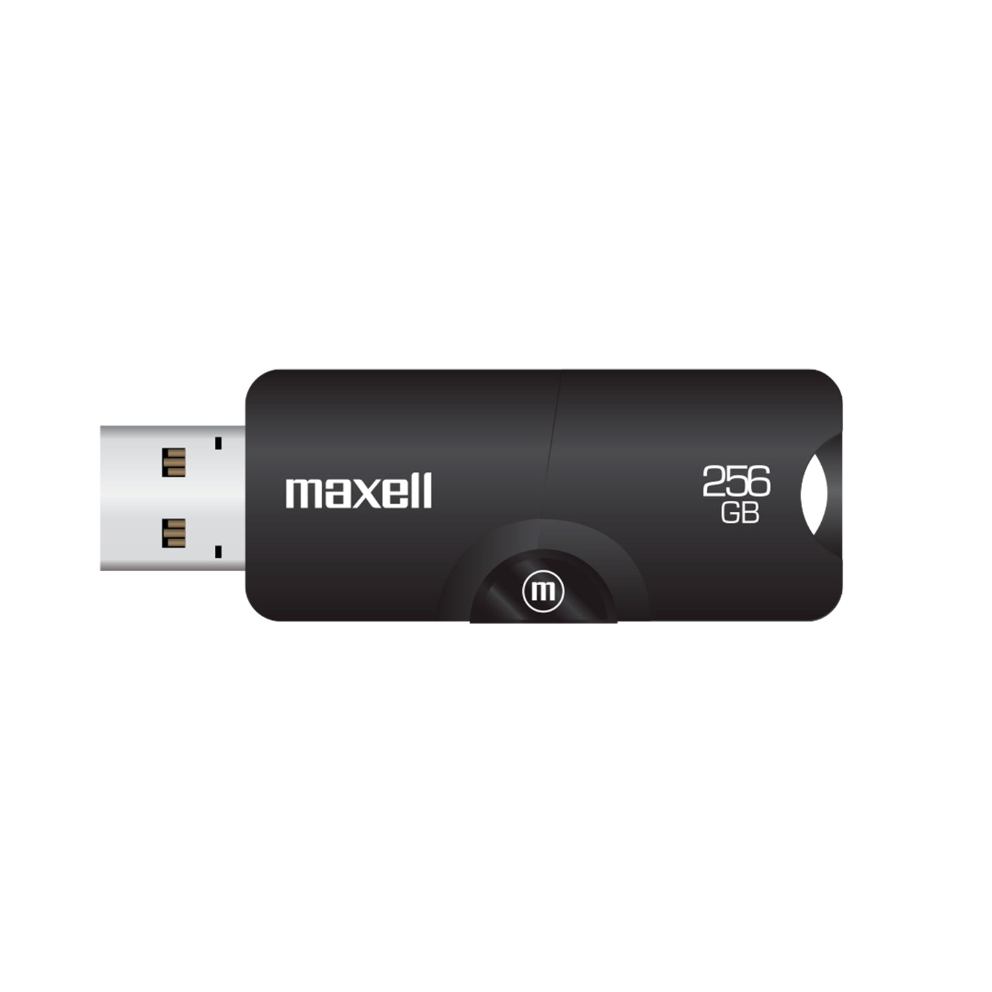 Pendrive USB 3.0 256GB Maxell Flix Diseño Retractil Compatible MAC y Windows Rapida Transferencia