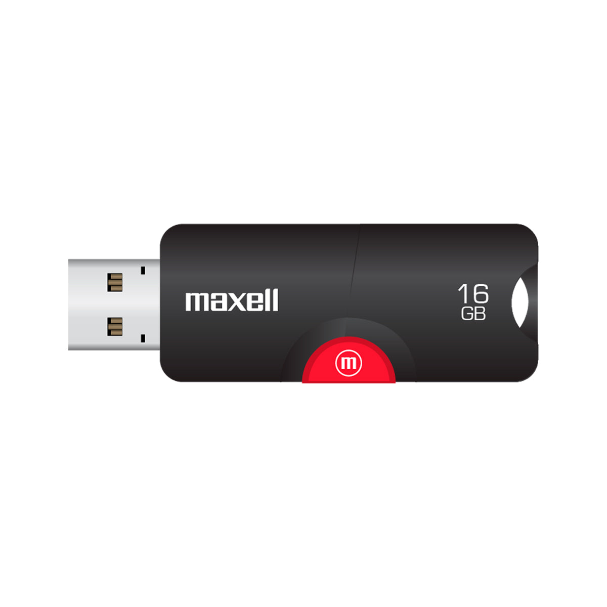 Pendrive USB 16GB Maxell Flix Diseño Retractil Compatible MAC Windows Multiuso Rapida Transferencia