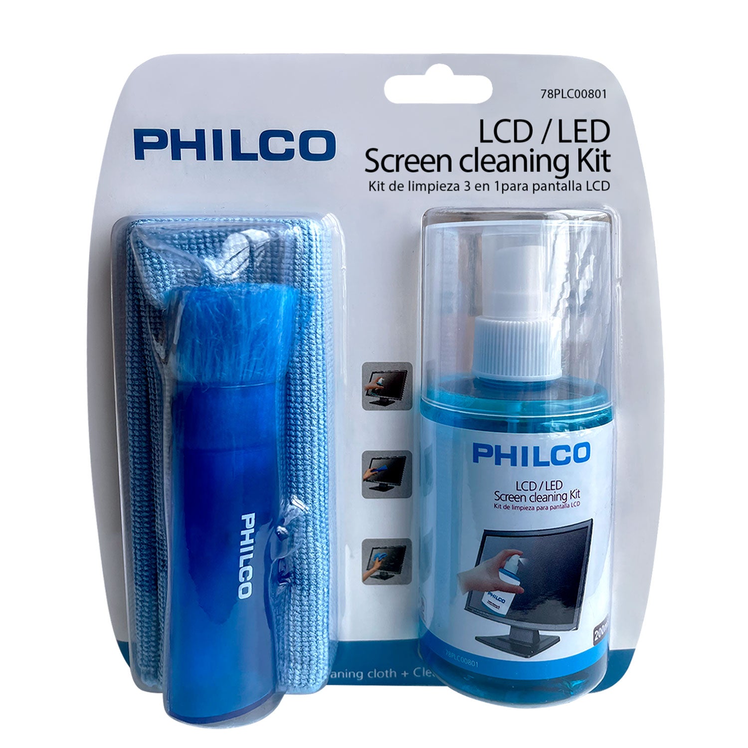 Kit de Limpieza 3 en 1 Philco Pantallas Ps5 200ml 78PLC00801