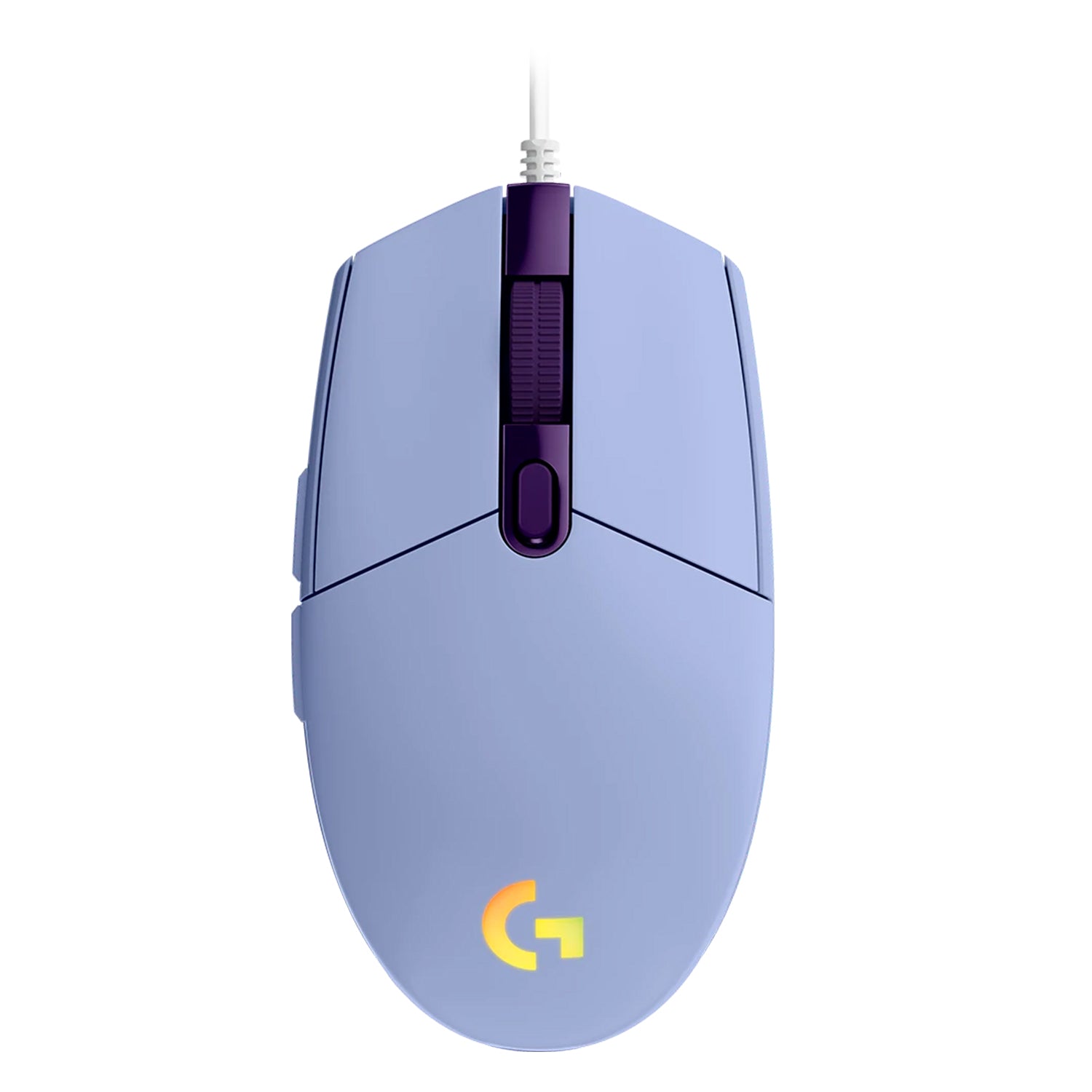 Mouse Gamer USB Logitech G203 Lightsync 16.8M Cable 2.1m Sensor Hero Ajustable 200-8000dpi 6 Botones
