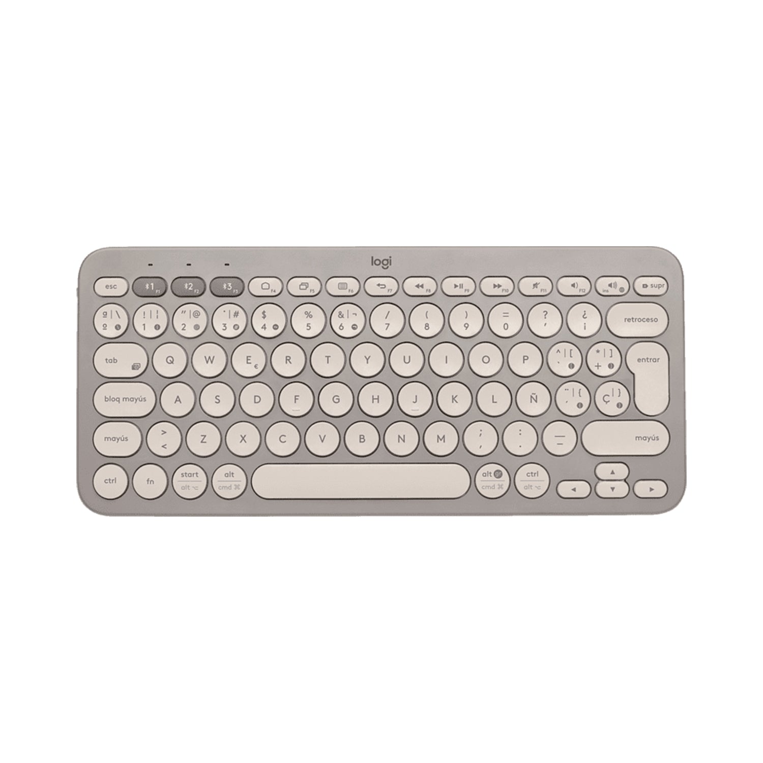 Teclado Bluetooth Logitech K380 QWERTY Español Multi Dispositivo Teclas Planas Pila 2 x AAA Incluida