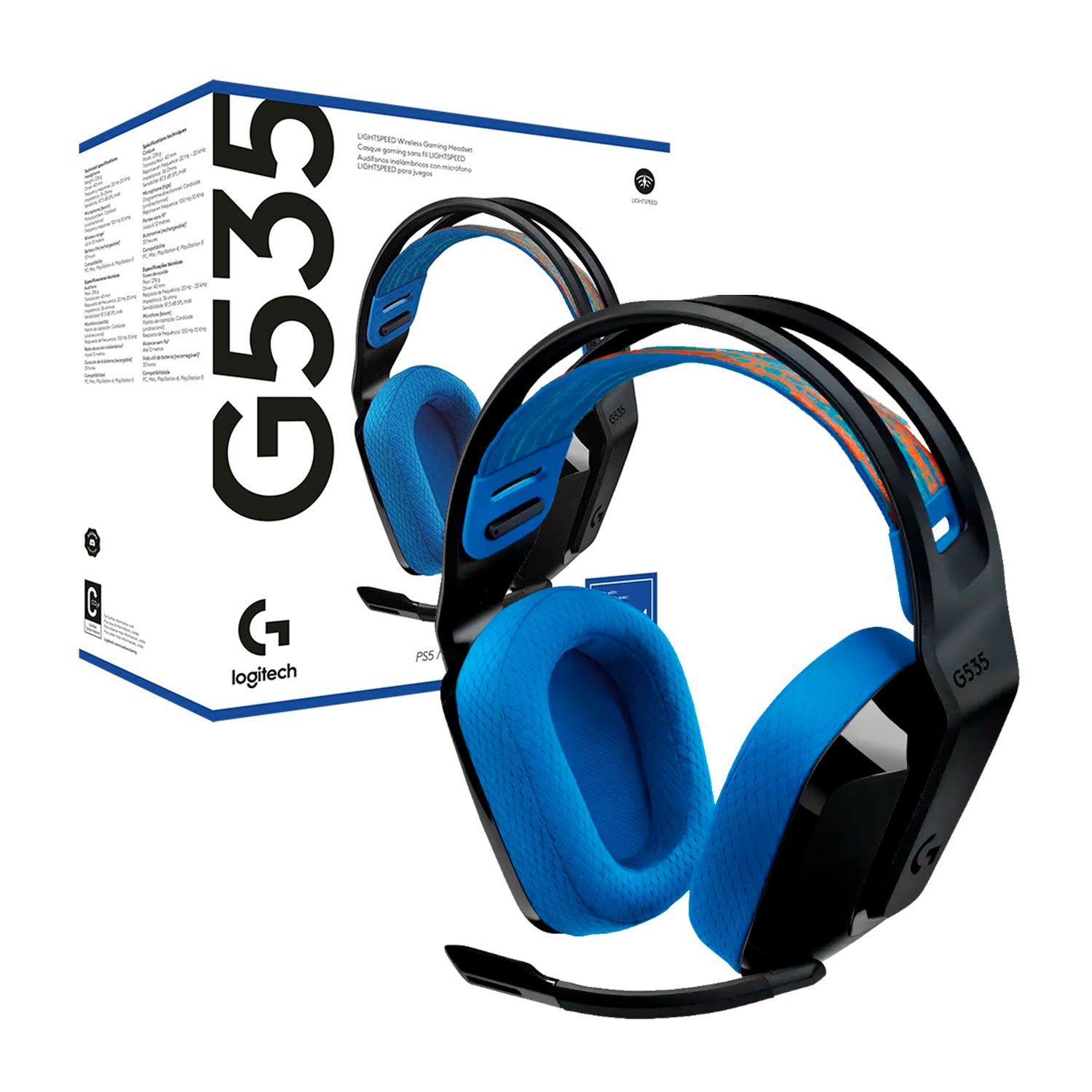 Audifono Gamer Inalambrico Logitech G 535 Lightspeed Microfono Unidireccional Certificacion Discord