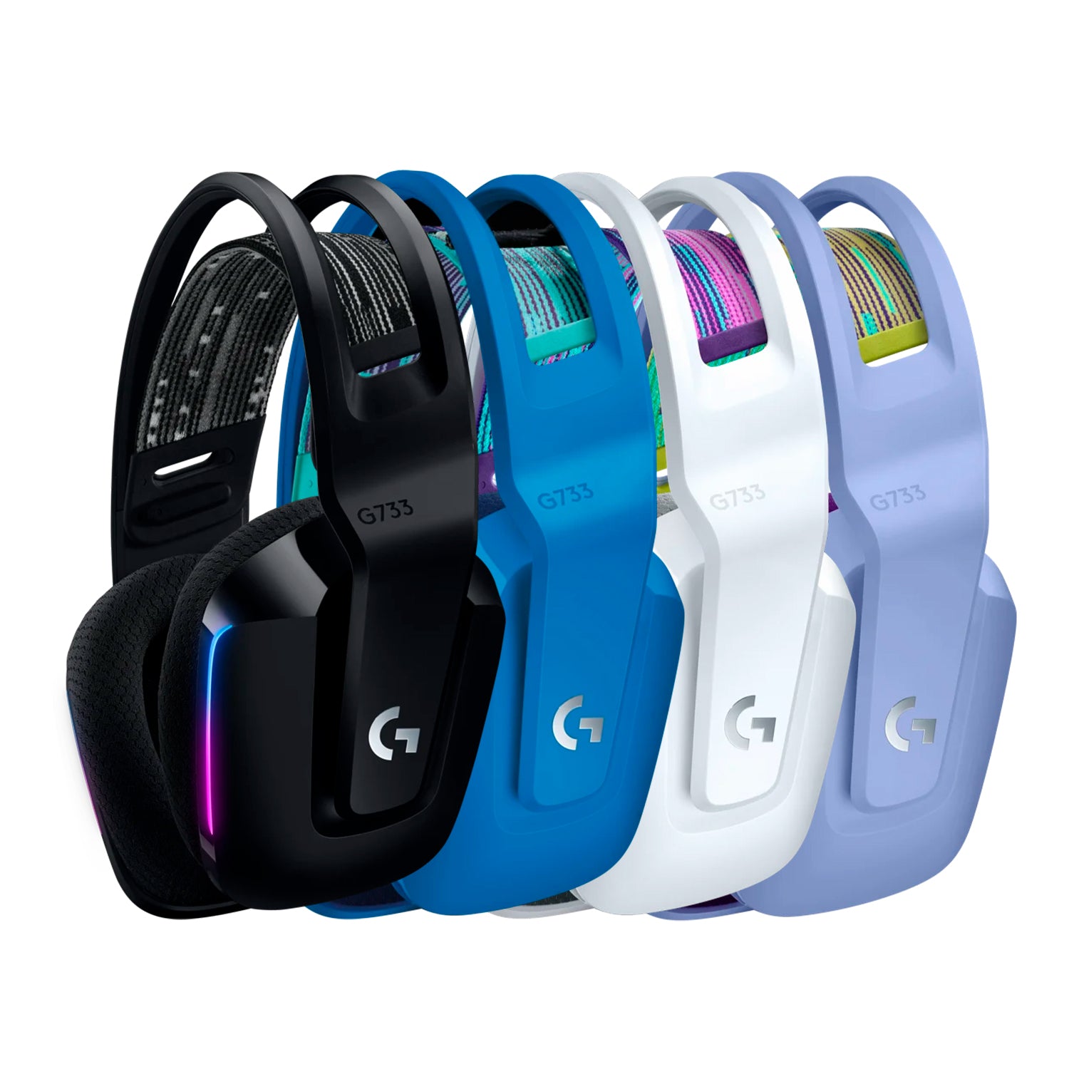 Audifonos Gamer Inalambricos Logitech G733 Recargable Lightspeed Headphone:X 2.0 Microfono Cardioide