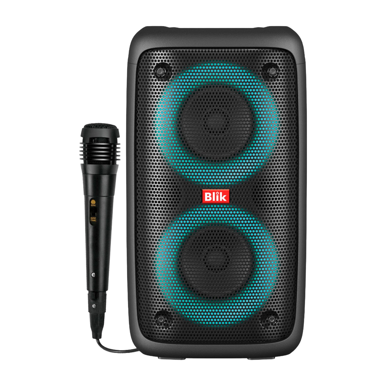 Parlante Karaoke Bluetooth 5.3 Blik Voice 3 Tws RGB 10W RMS