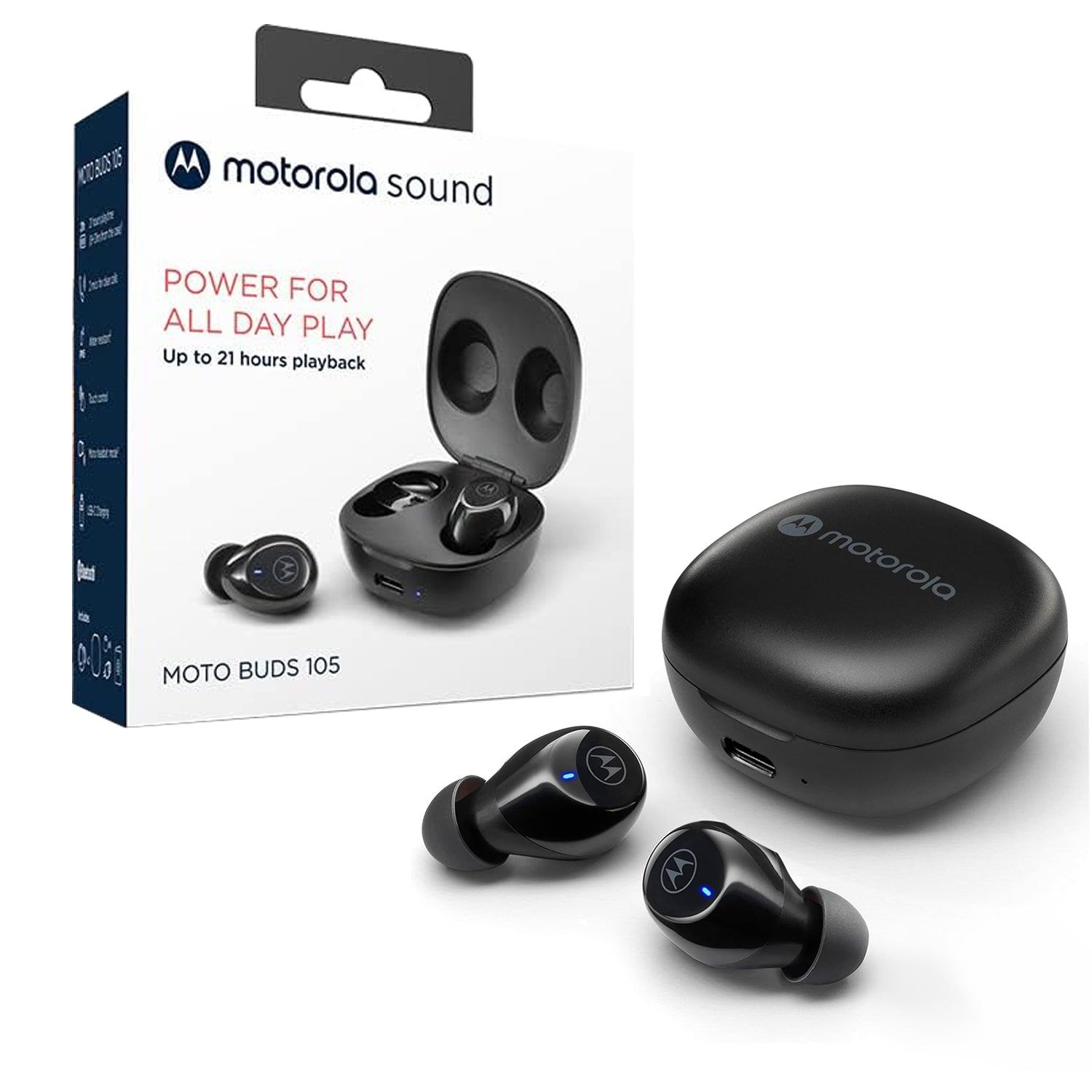 Audifonos Inalambricos Motorola Moto Buds 105 In-ear TWS Bluetooth