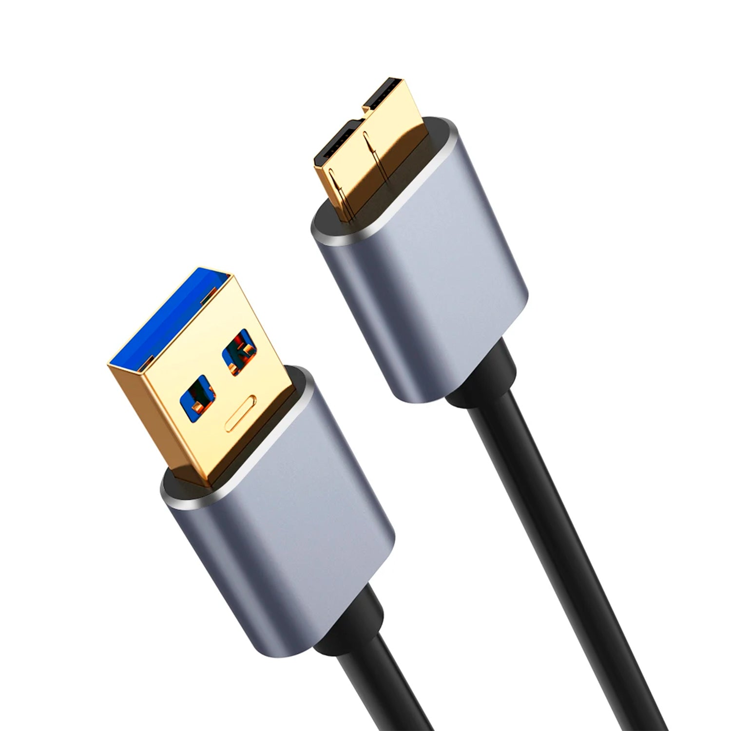 Cable USB A 3.0 a Micro B Para Disco HDD / SSD Externo Velocidad 5Gbps 1 metro