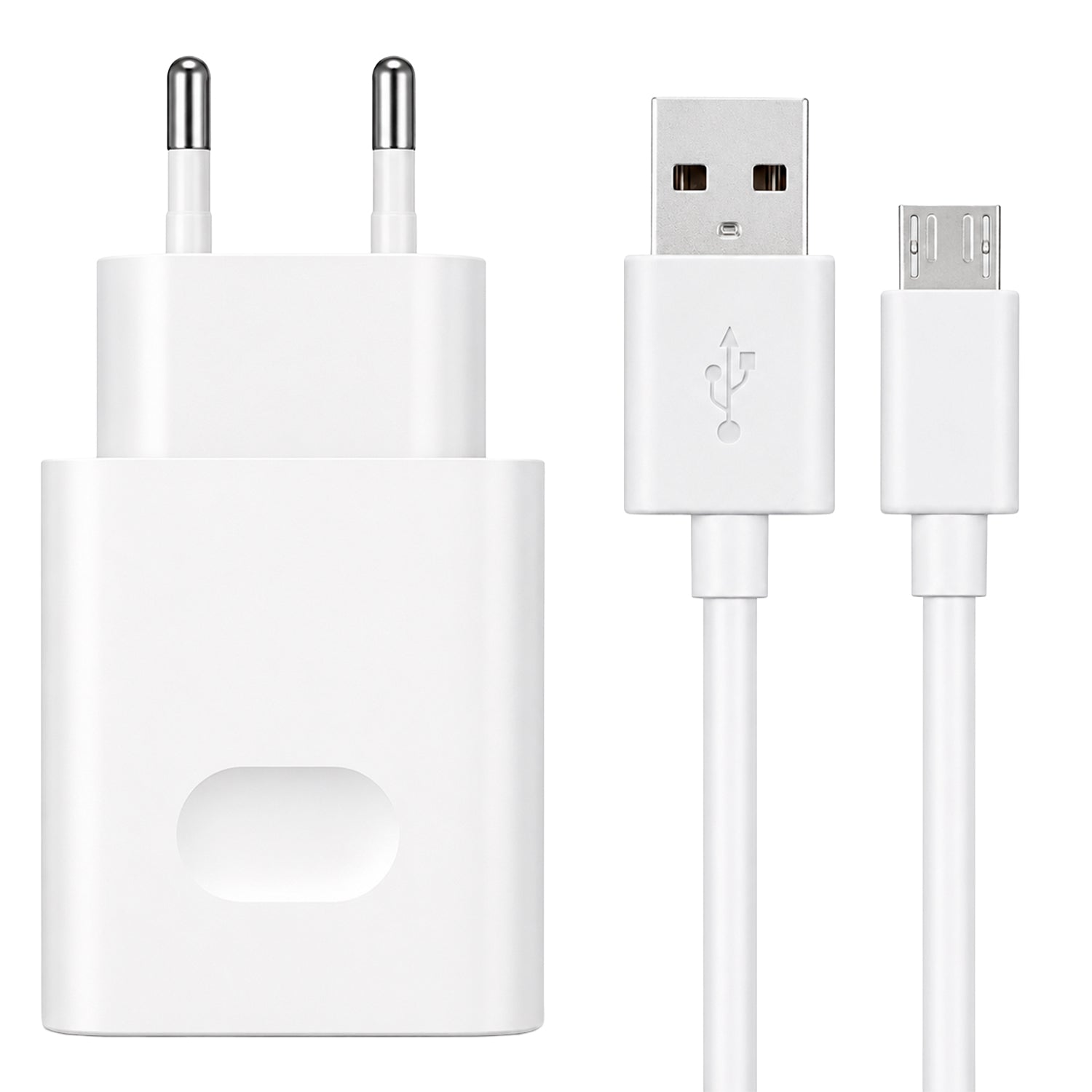 Cargador Compatible con Huawei 22.5W Carga Rapida Cable V8 Micro USB a USB