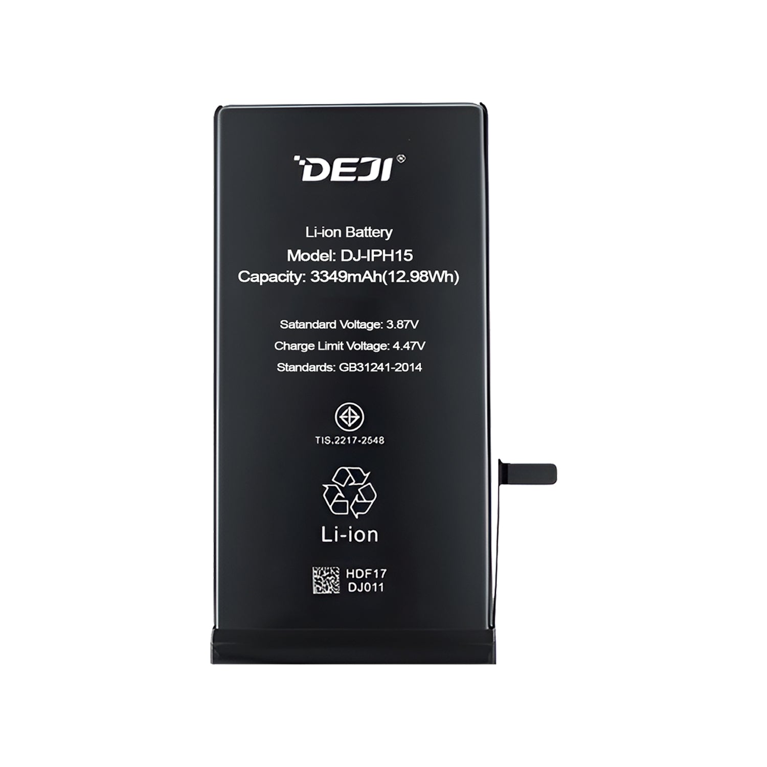 Bateria para iPhone 15 DEJI IC Original Capacidad 3349mAh Maxima Duracion