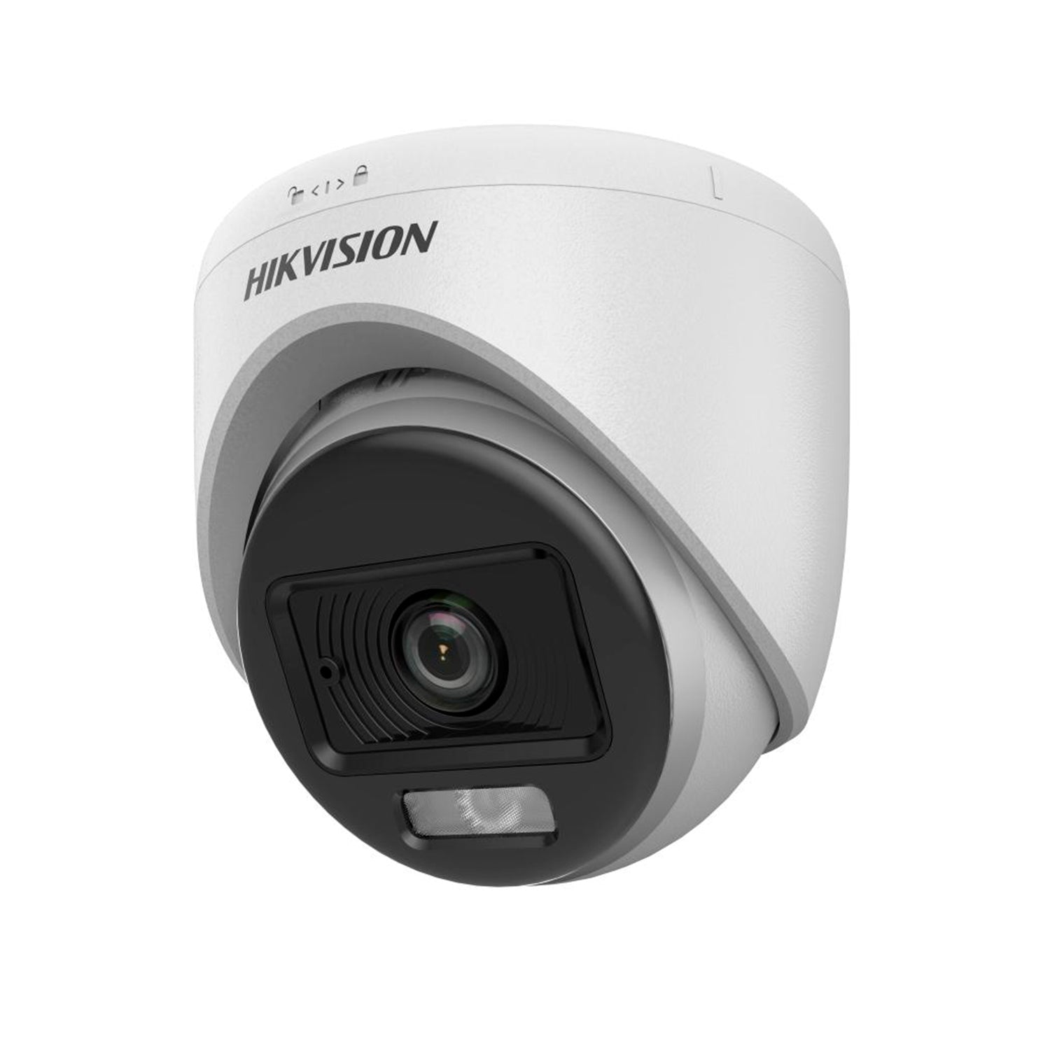 Camara de Seguridad Analoga Domo Hikvision ColorVu 2MP Lente 2.8MM Infra Rojo 20M 3D DNR/D WDR