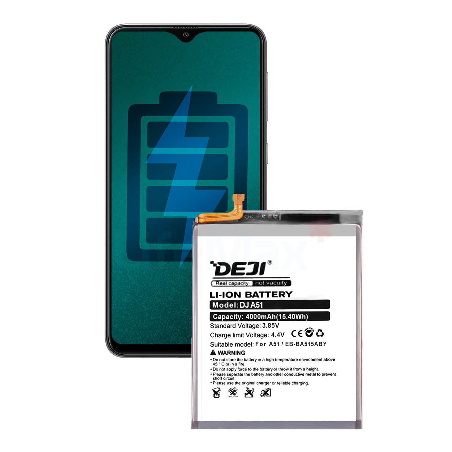 Bateria para Samsung A51 DEJI IC Original Capacidad 4000mAh Maxima Duracion