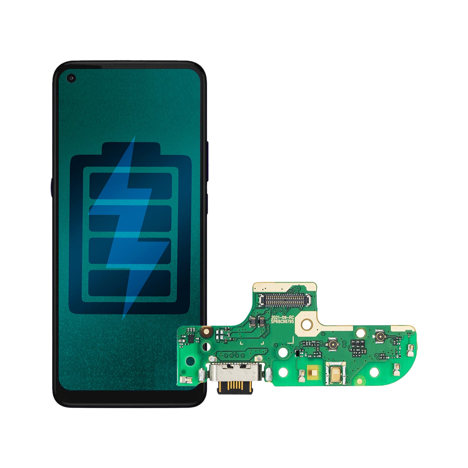 Flex de Carga Compatible con Motorola Moto G9 Power Conector Tipo C Optima Calidad