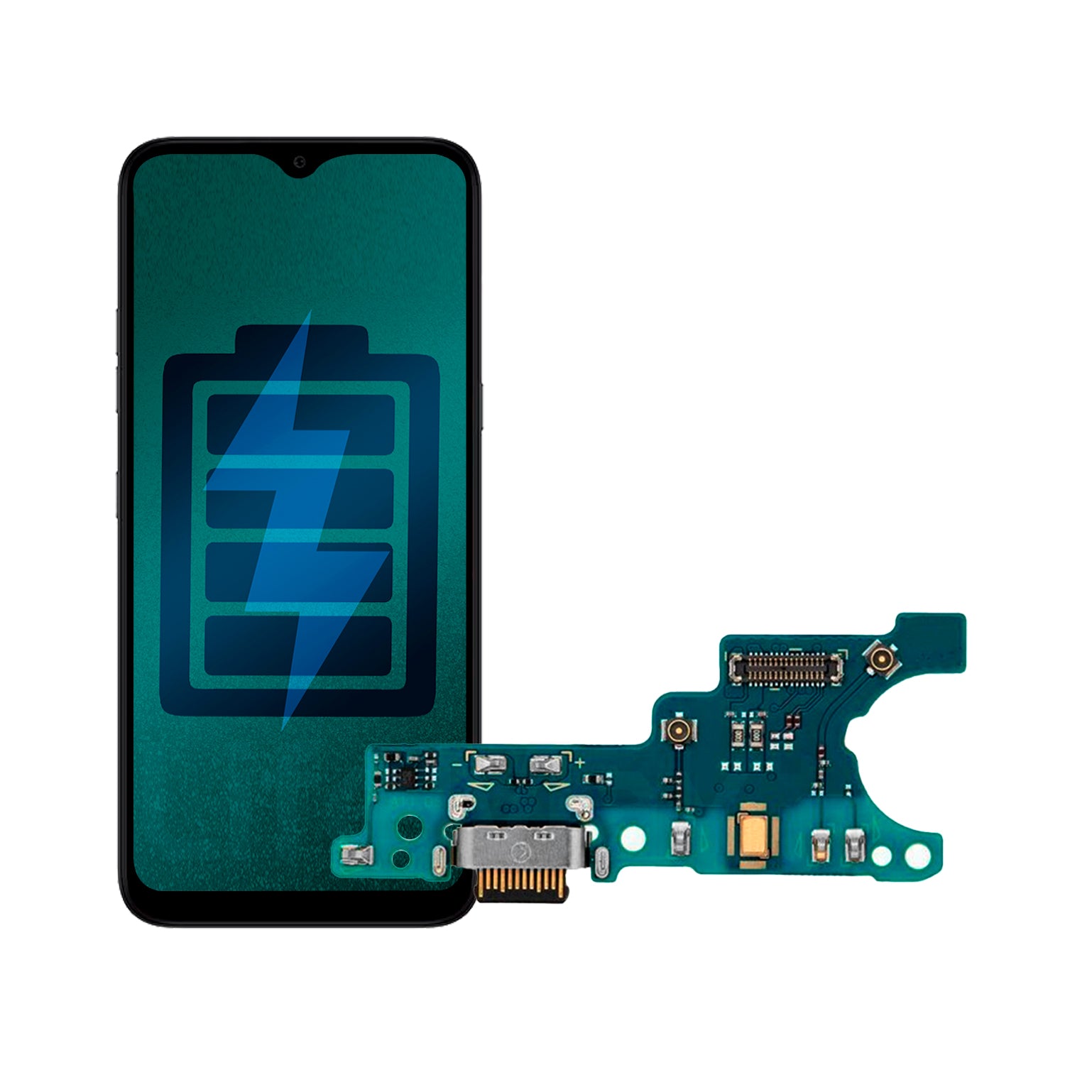 Flex de Carga Compatible con Samsung A11 Conector Tipo C