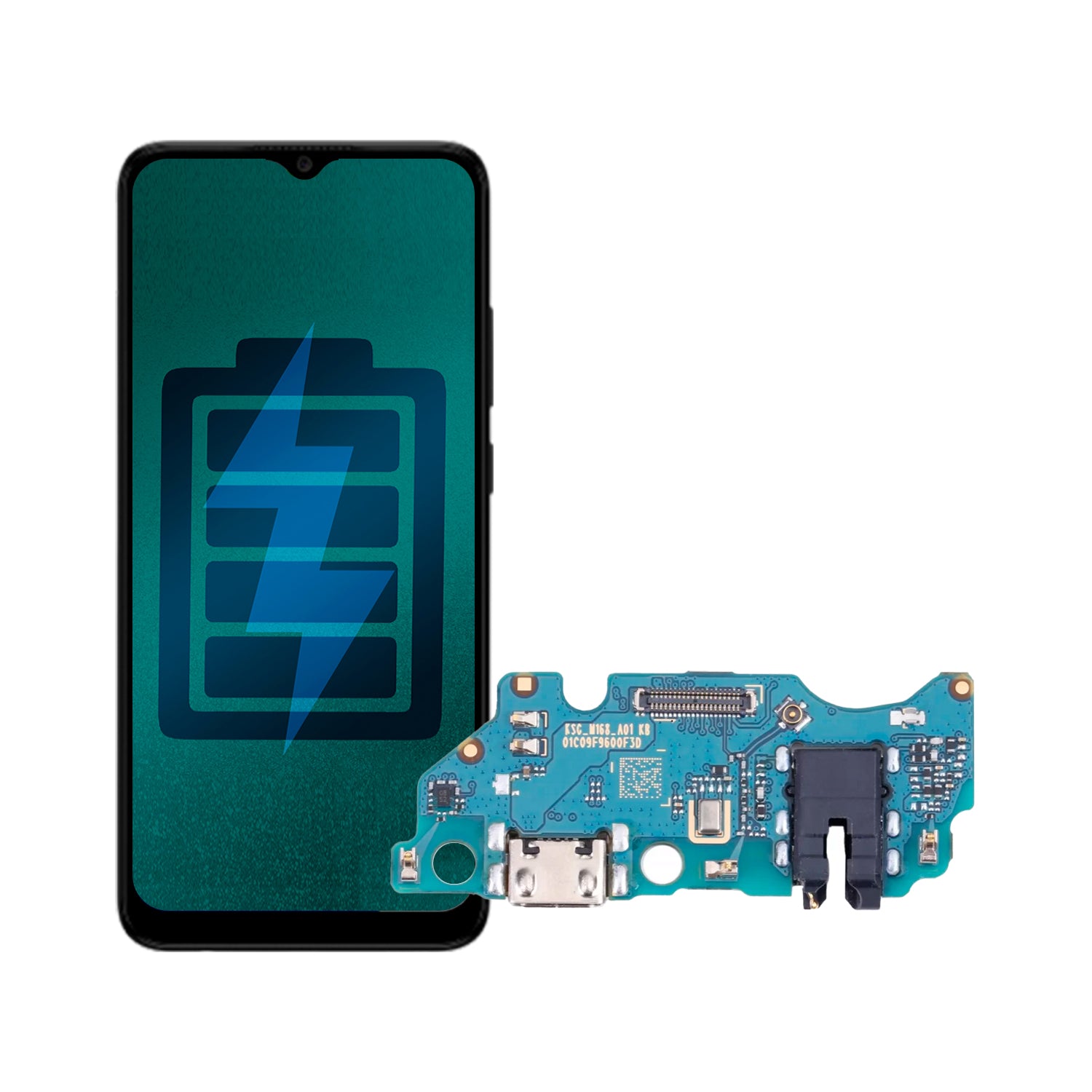 Flex de Carga Compatible con Samsung Galaxy A03 Core Conector Micro B Optima Calidad