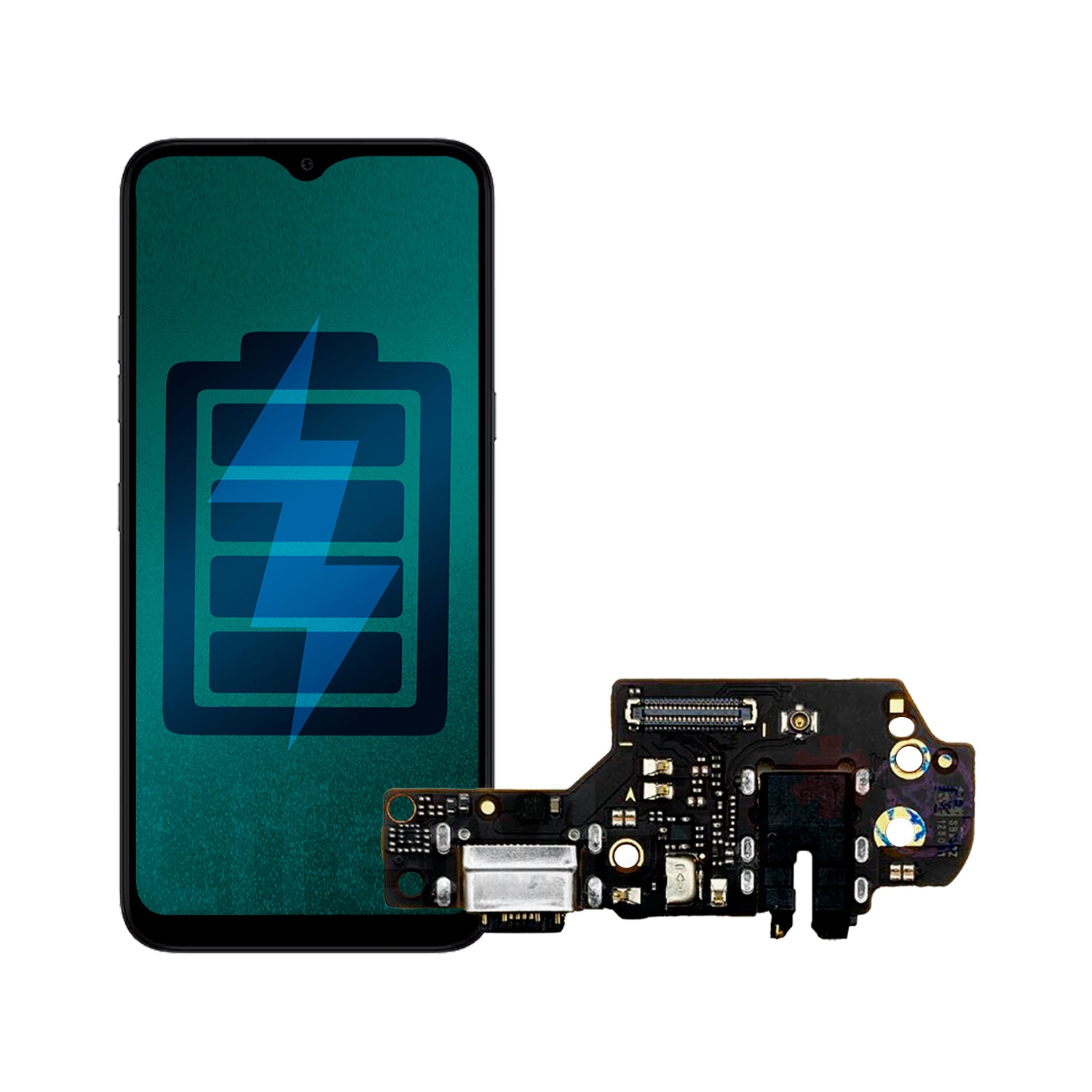 Flex de Carga para Xiaomi Redmi Note 8 Conector Tipo C