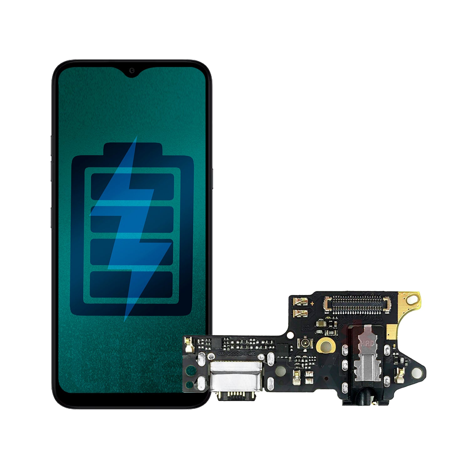 Flex de Carga Compatible con Xiaomi Redmi 9 Conector Tipo C