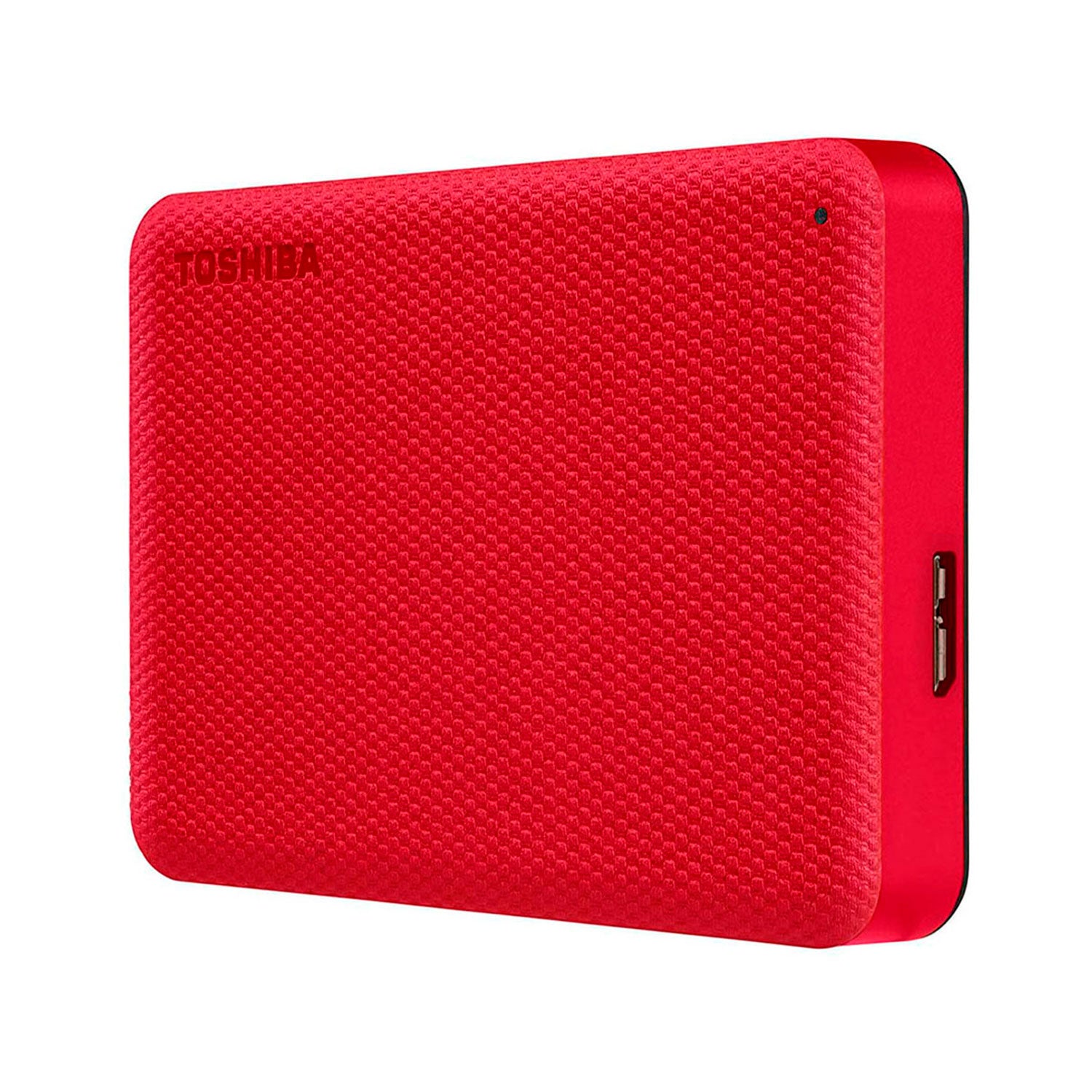 Toshiba Canvio Advance – Externe Festplatte 4 TB, USB 3.0, Rot – Kompakt & Sicher Für Unterwegs