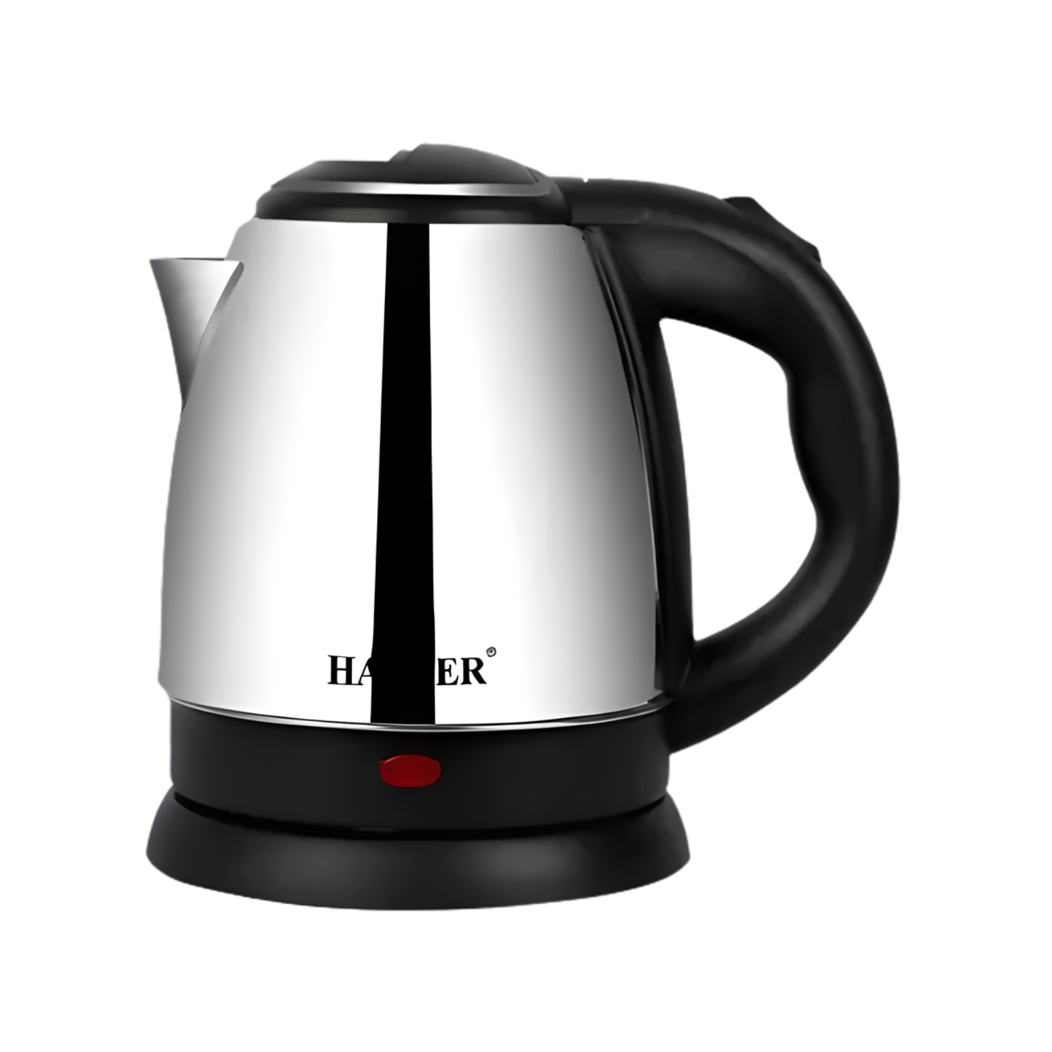 Hervidor Eléctrico Haeger HG-7816 2 Litros Negro y Plateado