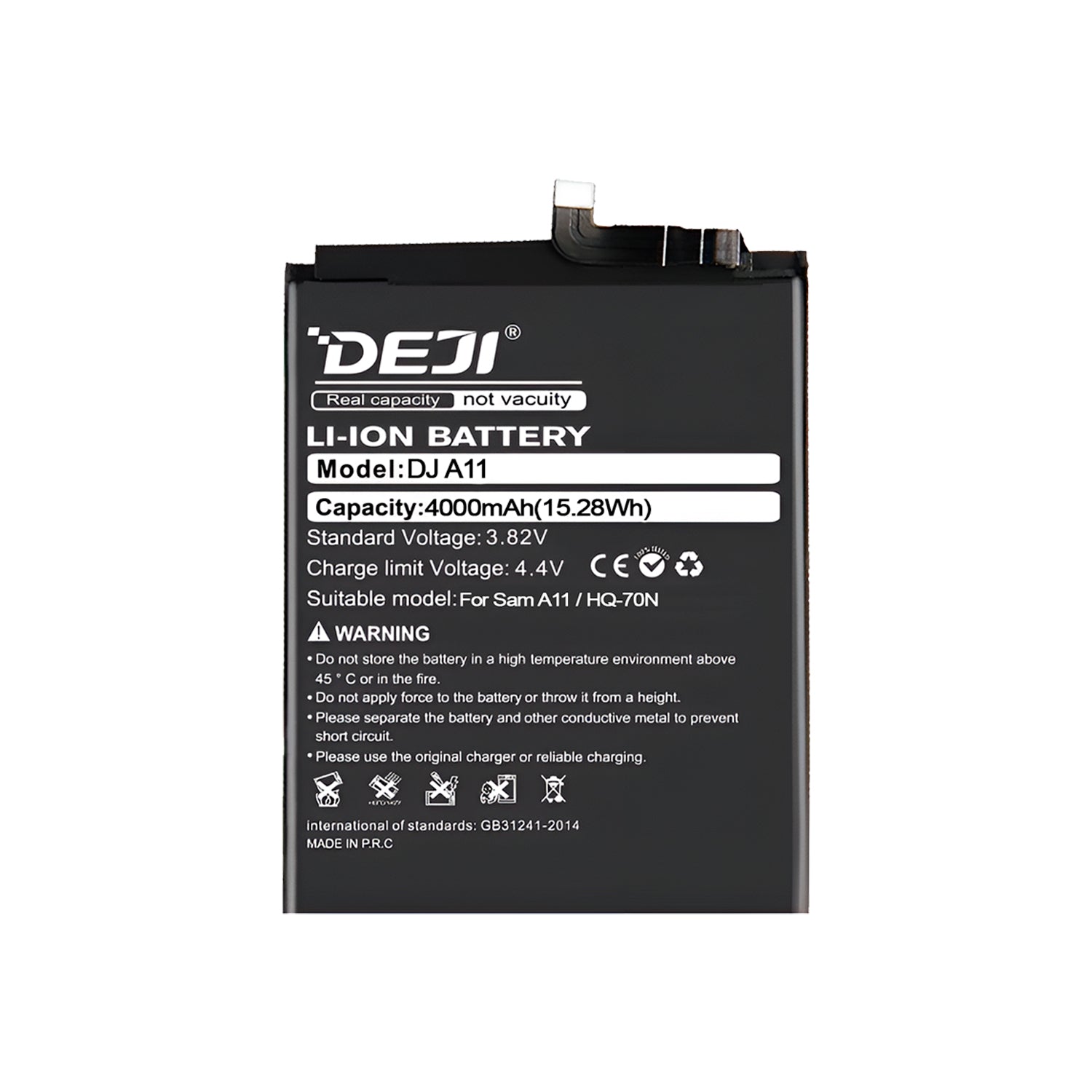 Bateria para Samsung Galaxy A11 DEJI IC Original Capacidad 4000mAh Maxima Duracion