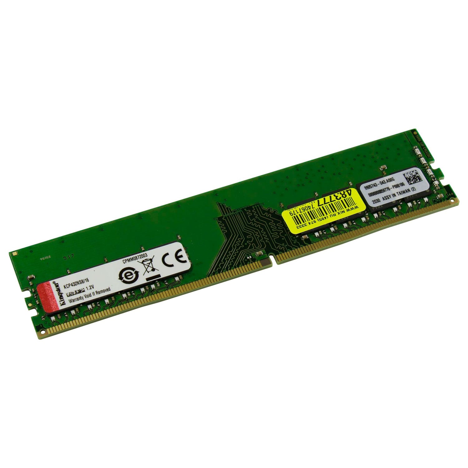 Memoria Ram PC DDR4 16GB Kingston DIMM KCP432NS8/16 | Lifemax