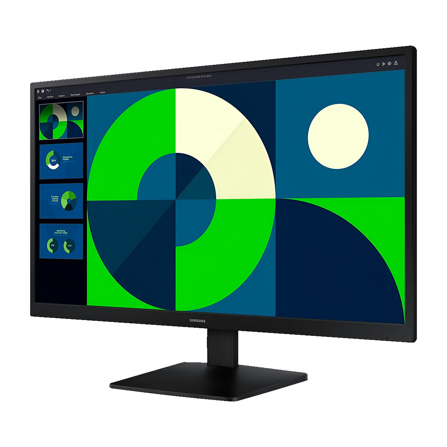 Monitor Samsung Essential S3 Plano 24in FHD 75Hz 5ms HDMI