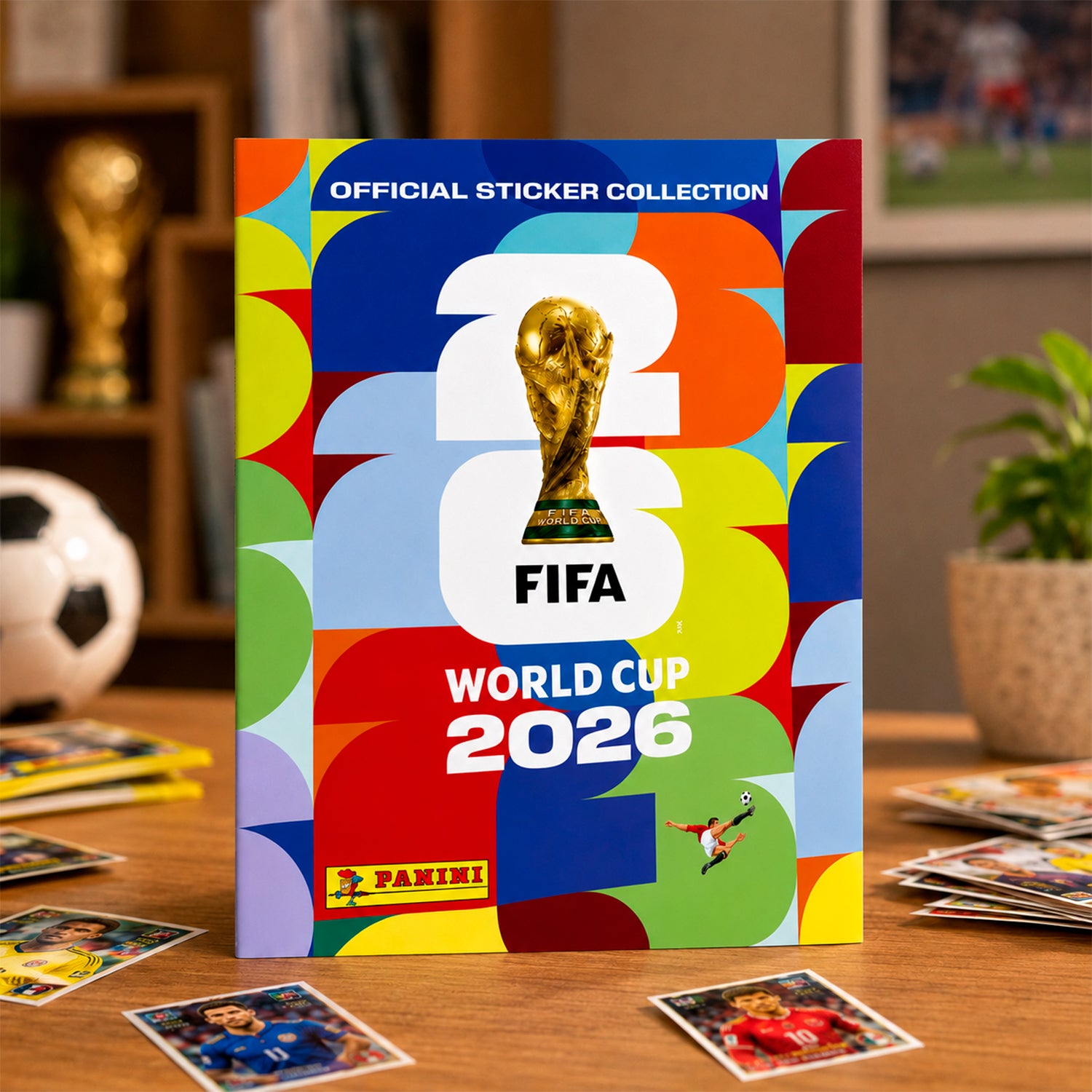 Pack Album Panini + 100 Sobres 700 Laminas Fifa Munidal 2026