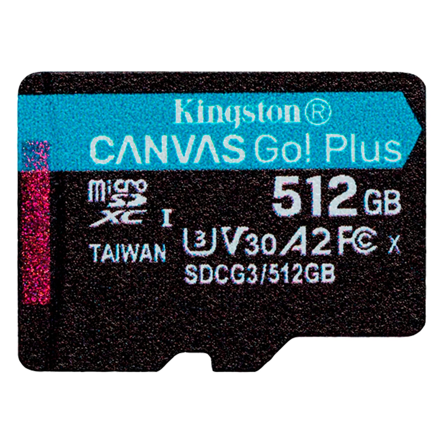 Tarjeta De Memoria MicroSD 512GB Kingston Canvas Go Plus SDXC Clase 10 + Adaptador UHS-1 4k 170MB/s