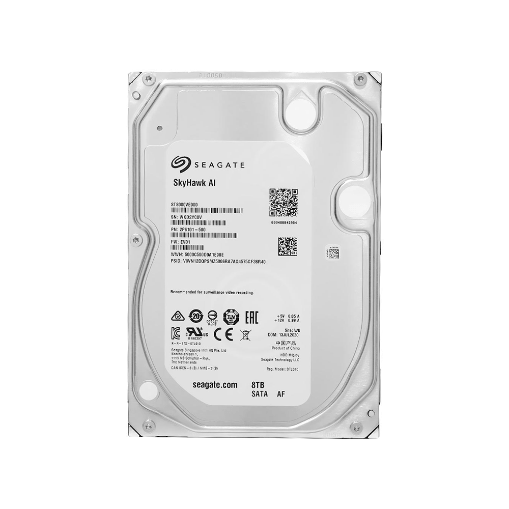 Disco Duro Interno Seagate SkyHawk AI 8TB PC/DVR Vigilancia