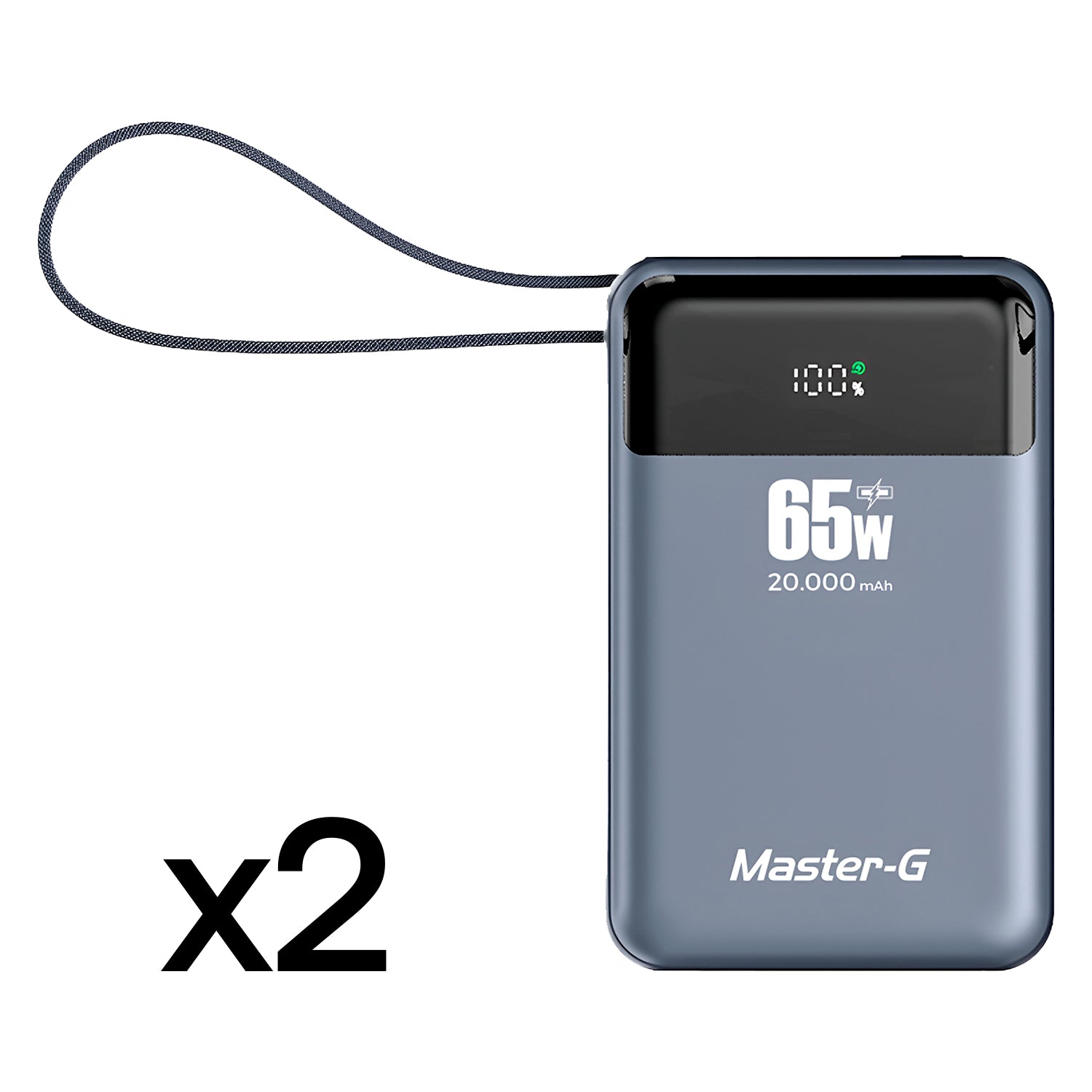 Kit Duo Cargadores PowerBank Master-G Master-G 20.000mAh 65w