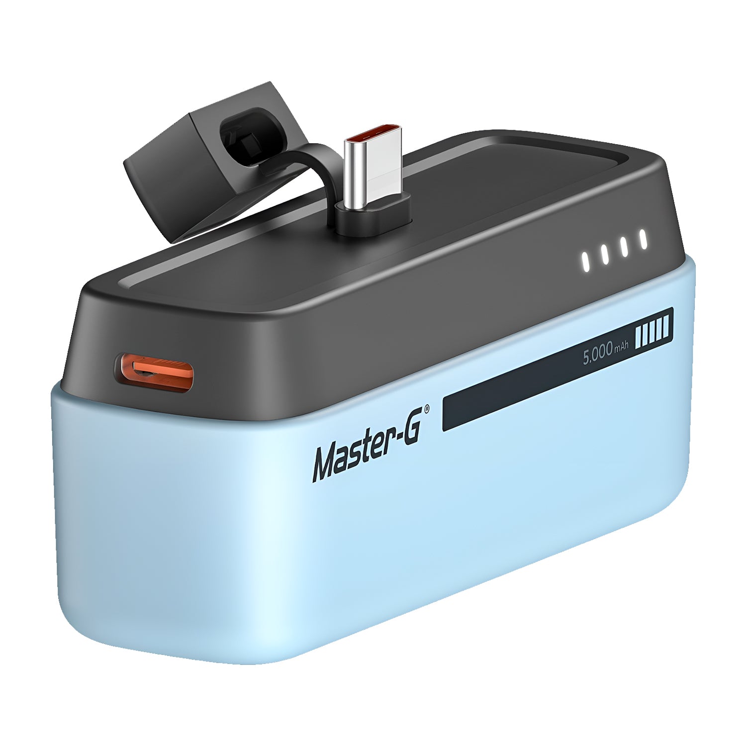 Cargador Portatil Bateria Power Bank Master-G 5.000mAh 20w Sense Power Power Delivery Tipo-C Azul