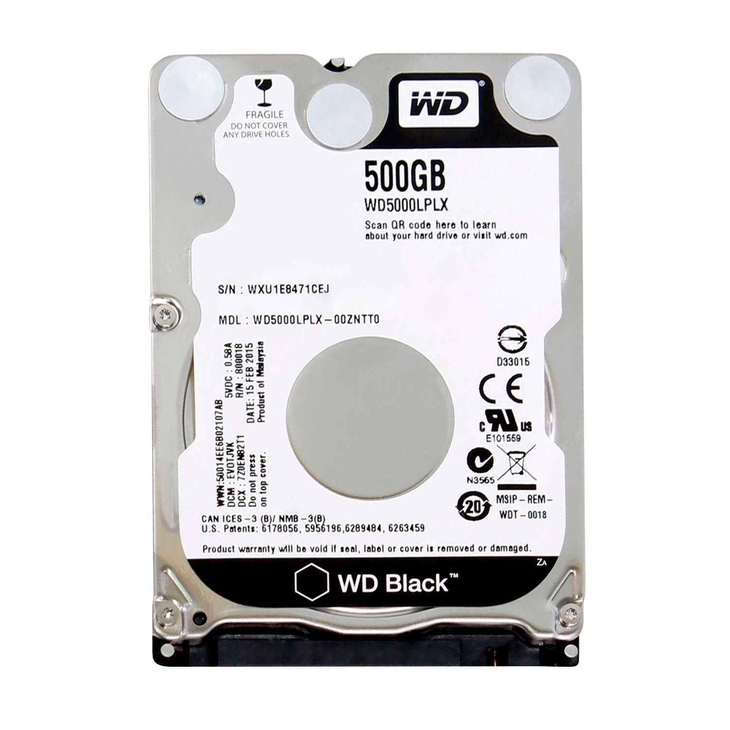 Disco Duro 500GB Wester Digital SATA WD5000LPLX OPEN BOX | Lifemax