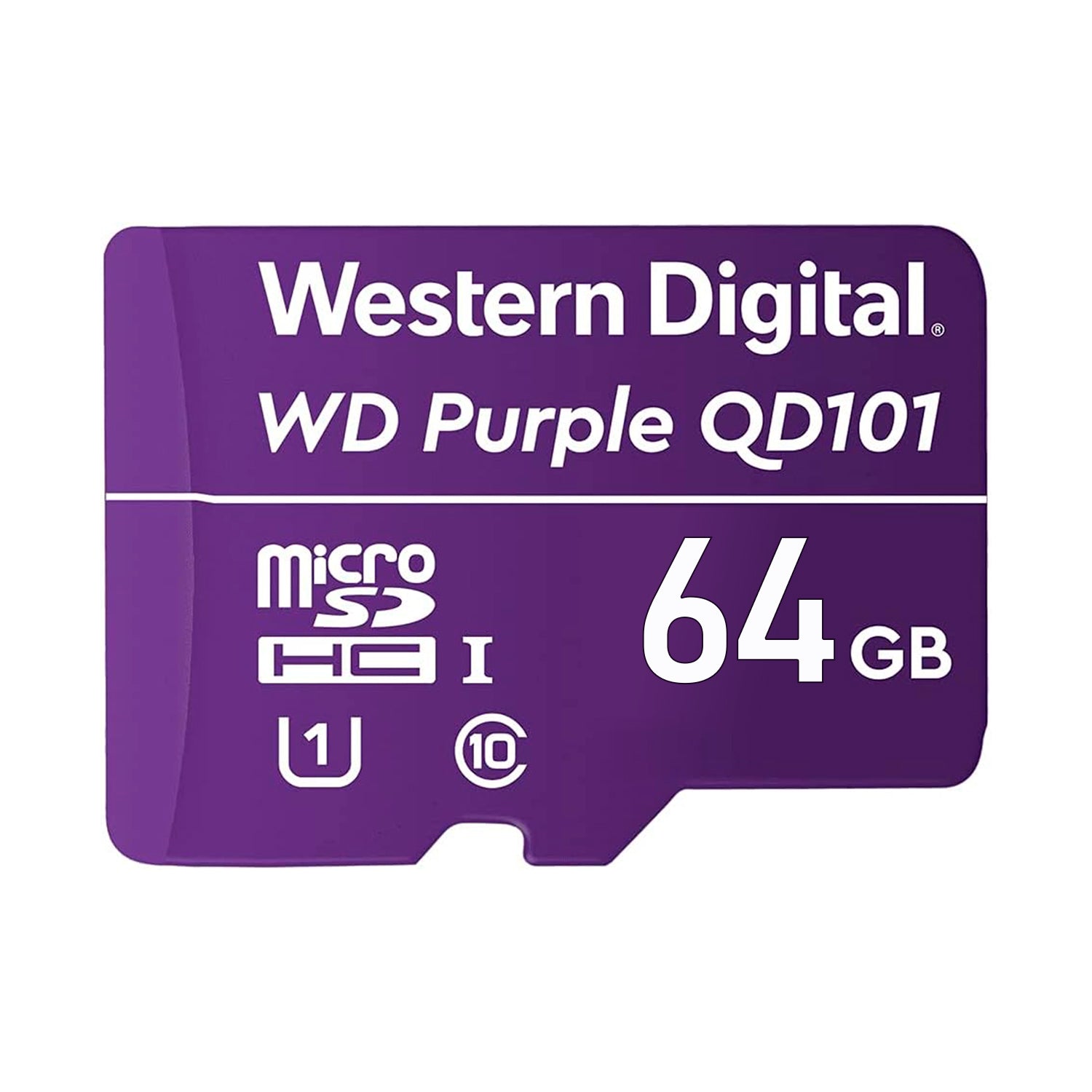 Tarjeta de Memoria MicroSD 64GB WD Purple SDXC UHS-I Clase 10 4K 100MB/s