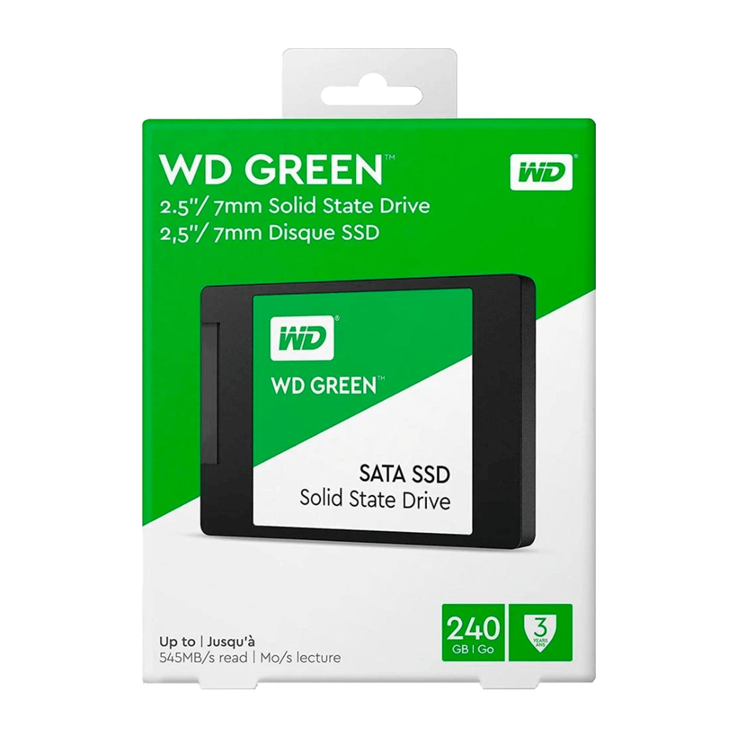 Disco Solido SSD Interno WD Green 240GB SATA 6Gb/s 545MB/s