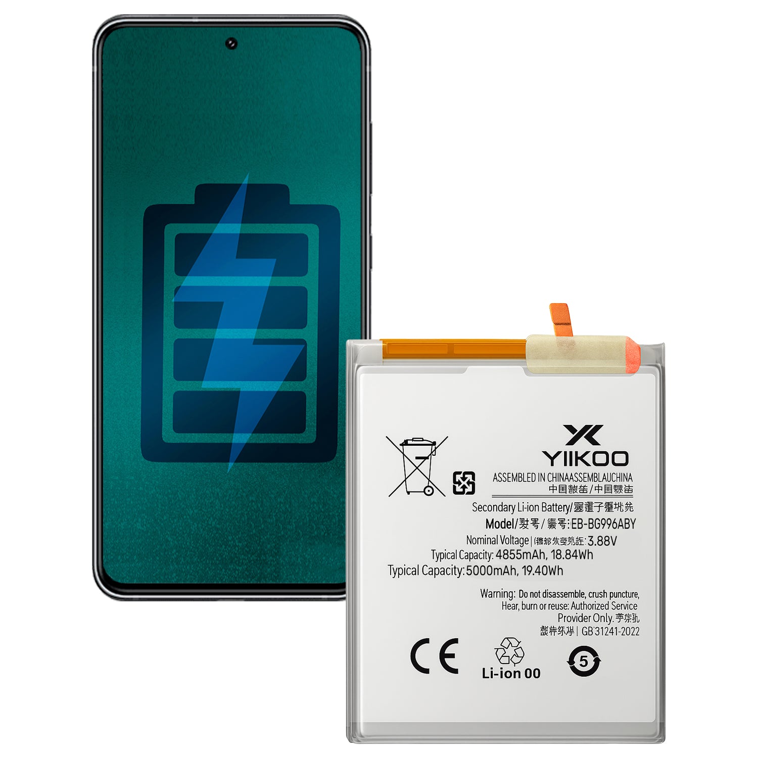 Bateria para Samsung S21 Plus5G YIIKOO Proteccion sobrecarga