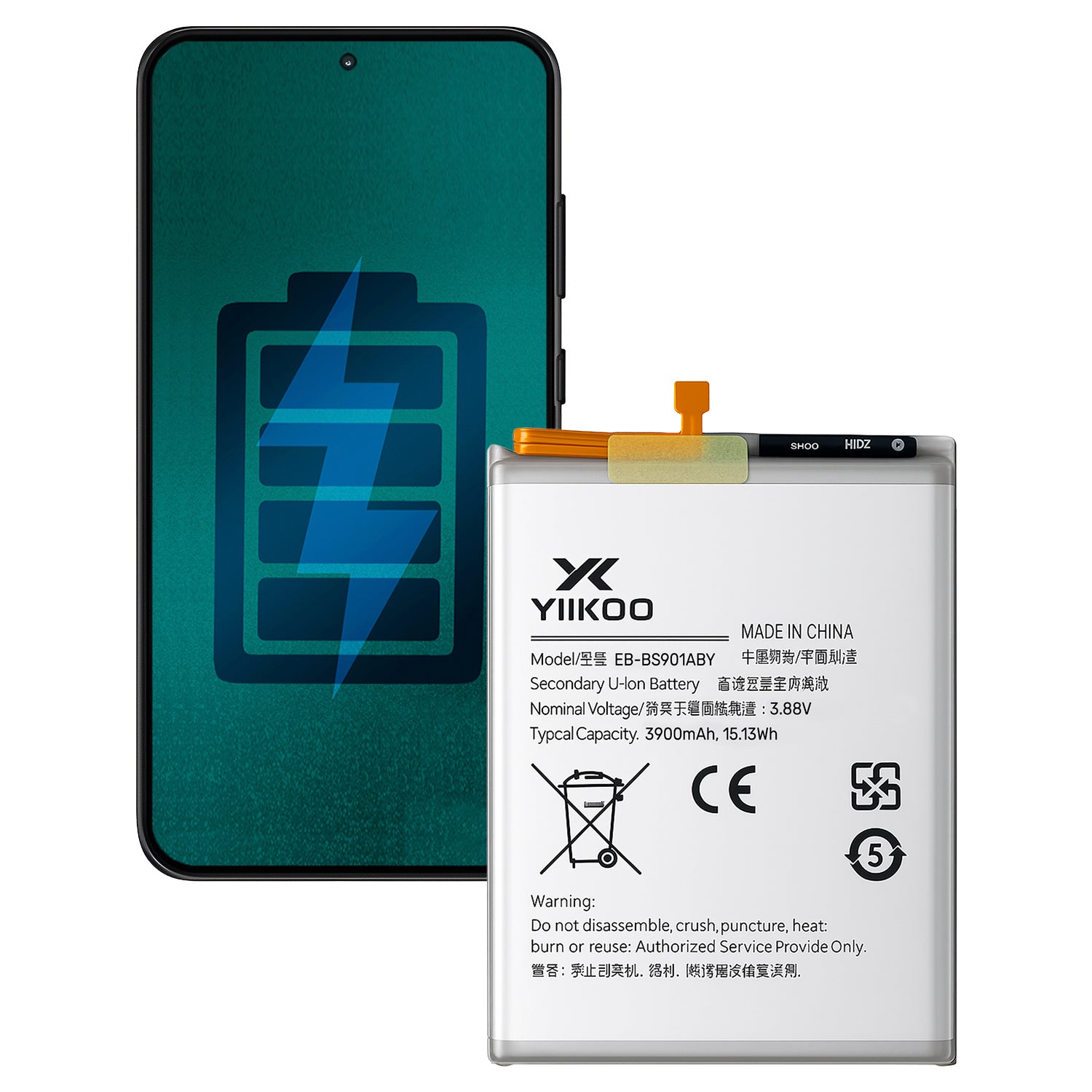Bateria para Samsung S23 5G YIIKOO Proteccion sobrecarga