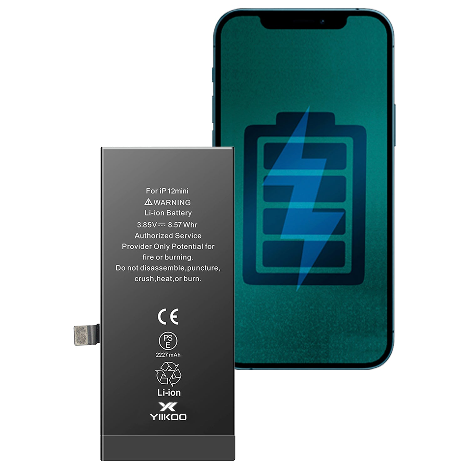 Bateria para iPhone 12 Mini YIIKOO Proteccion sobrecarga