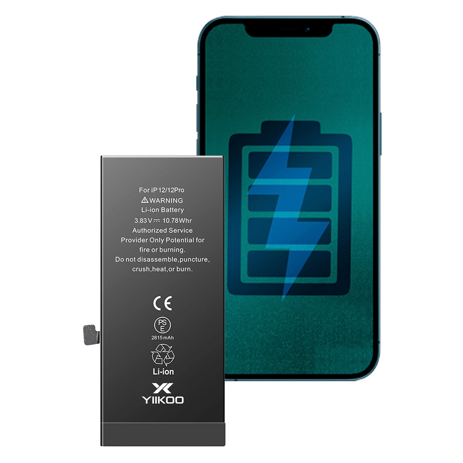 Bateria para iPhone 12 Pro YIIKOO Proteccion sobrecarga