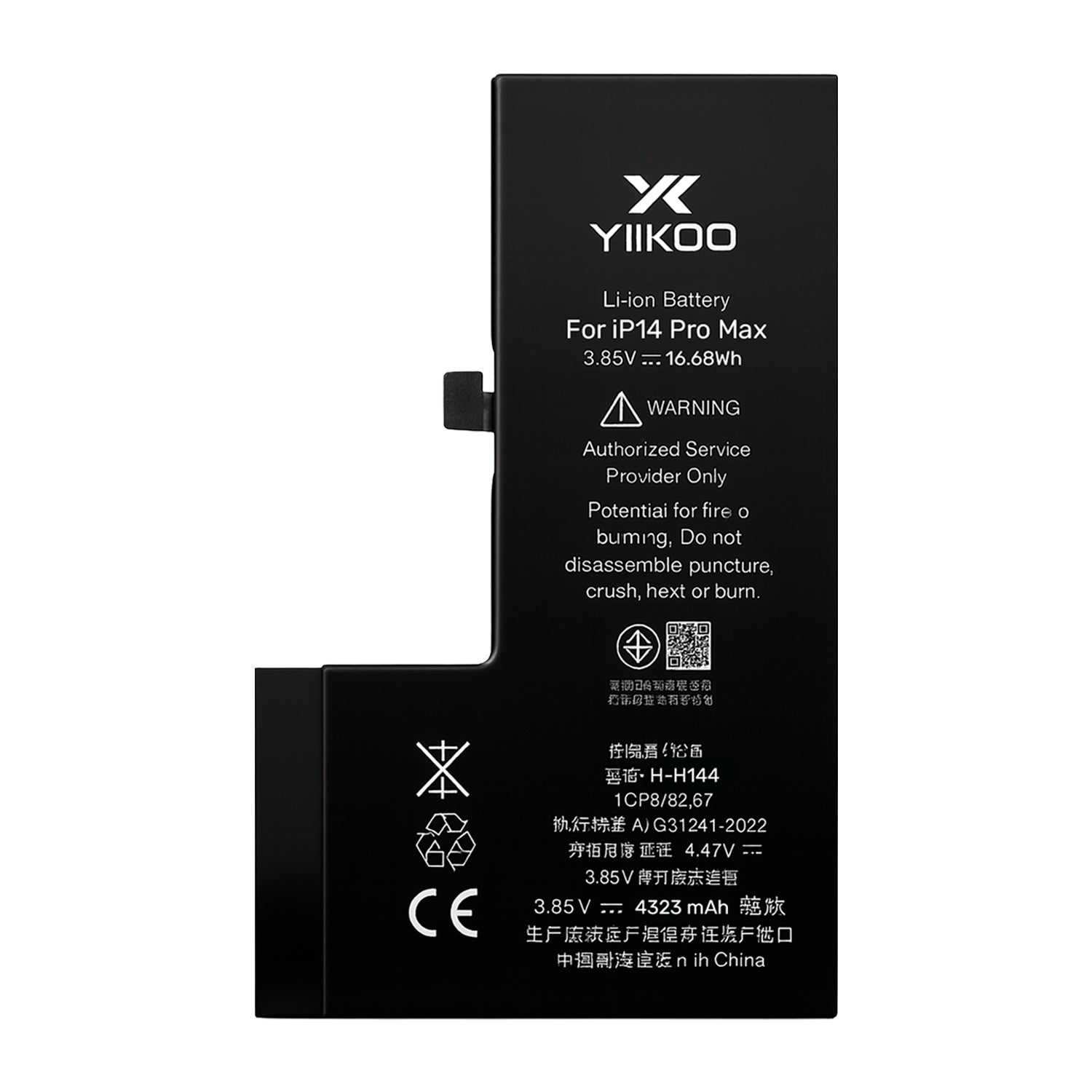 Bateria para iPhone 14 Pro Max YIIKOO Proteccion Sobrecarga